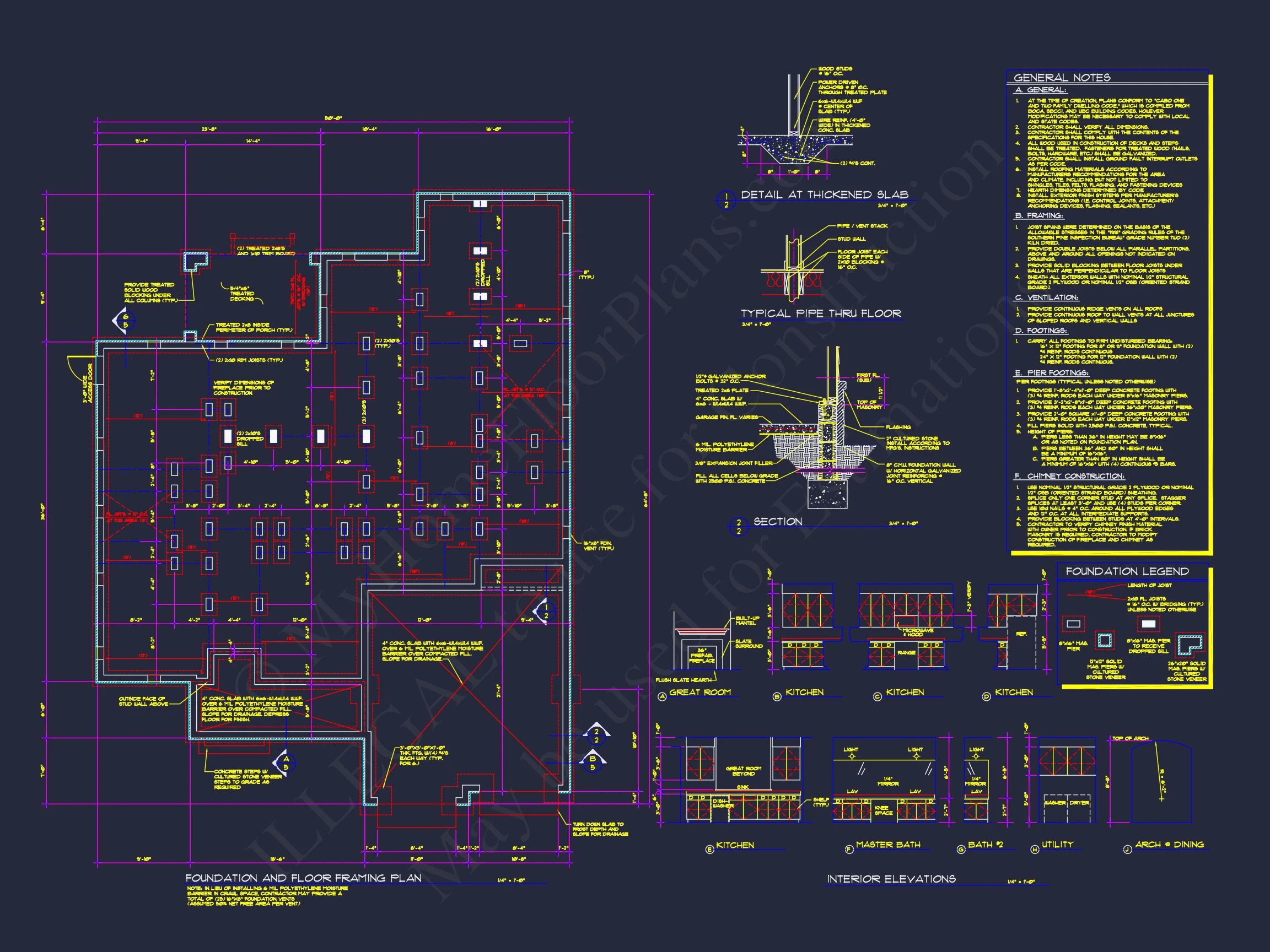 Craftsman house Plan with Open Floor Blueprint Designs