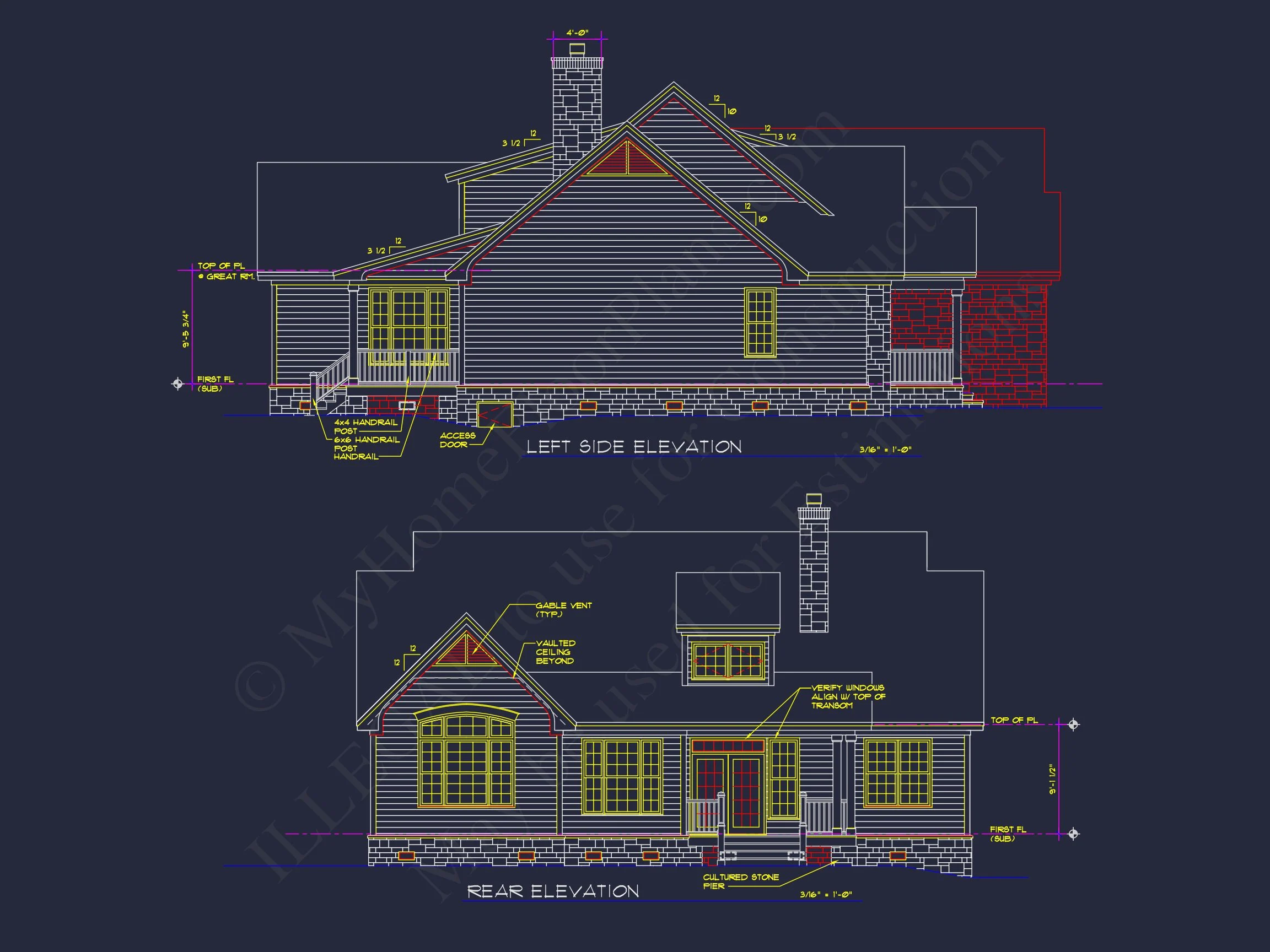 Craftsman house Plan with Open Floor Blueprint Designs