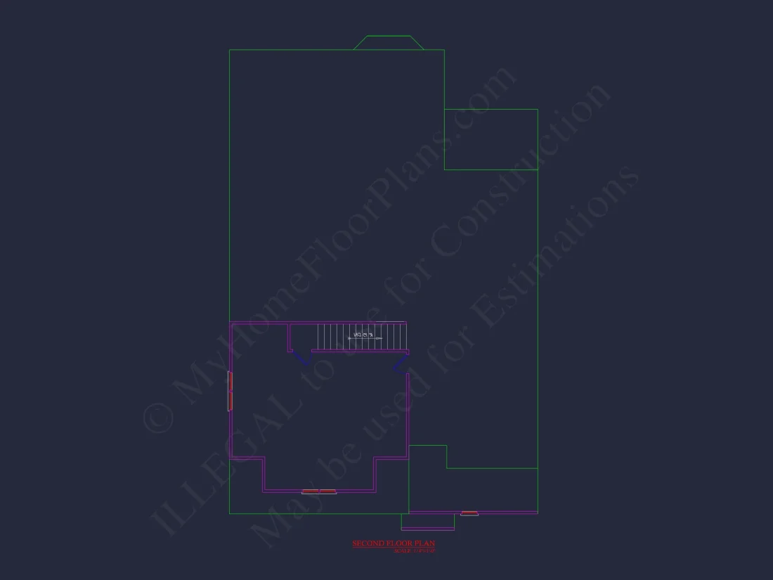 Craftsman house Floor Plan - CAD Blueprint for Modern Designs