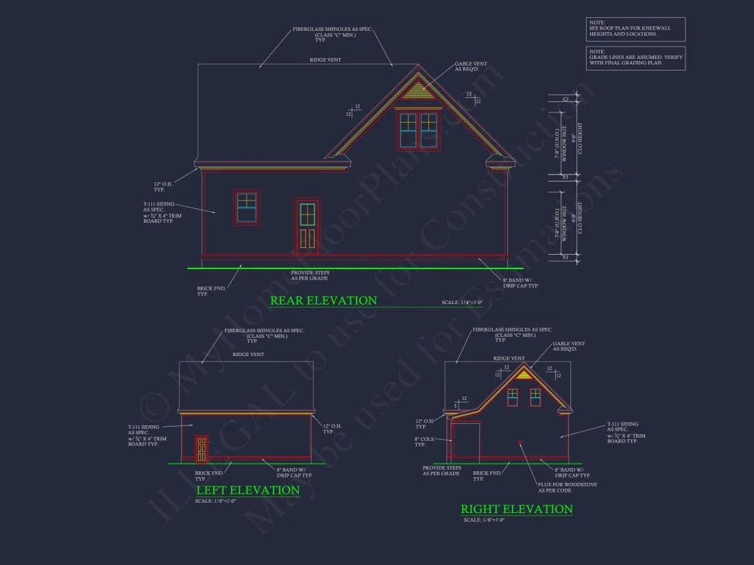 Craftsman house Plan with Open Floor Layout