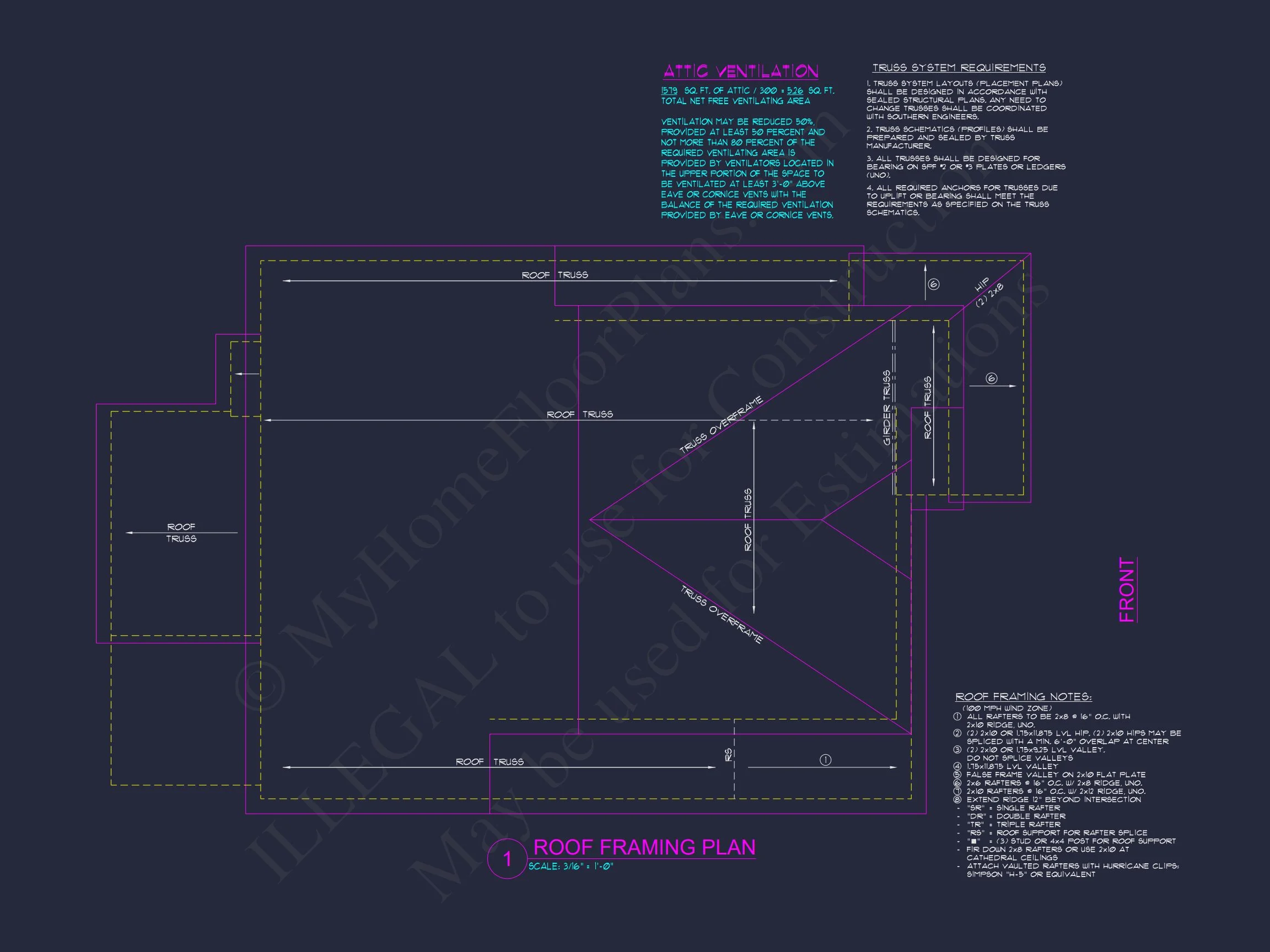 9-1651 HOUSE PLAN -Traditional Craftsman Home Plan - 3-Bed, 2.5-Bath, 2,000 SF 16 2-Story Craftsman house Plan with 4 Bedrooms and Open Floor Plan