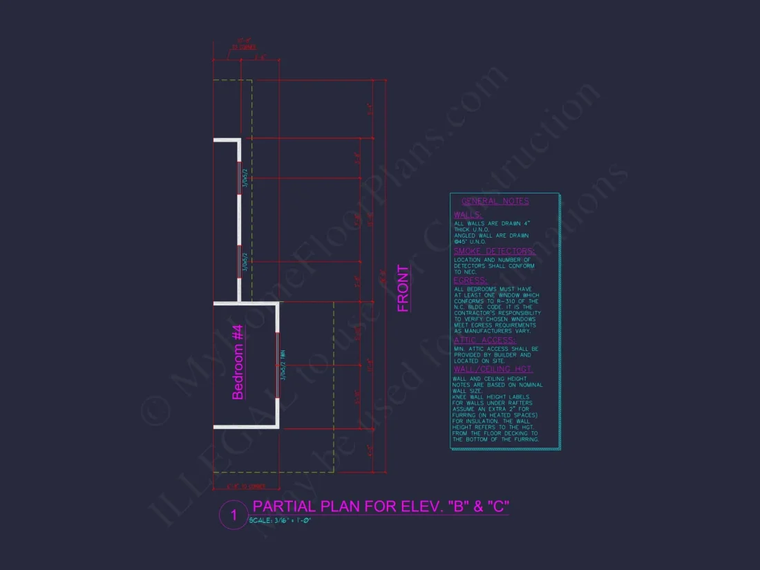 2-Story Craftsman house Plan with 4 Bedrooms and Open Floor Plan