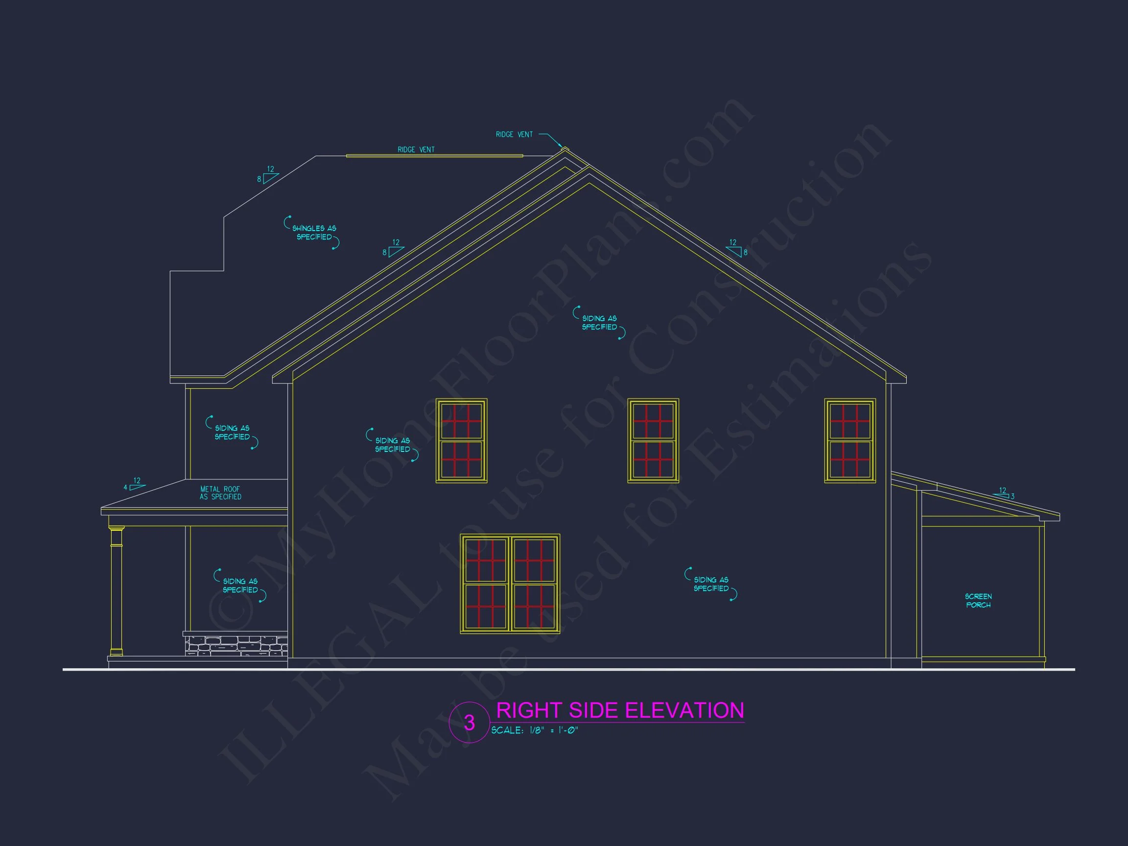 9-1651 HOUSE PLAN -Traditional Craftsman Home Plan - 3-Bed, 2.5-Bath, 2,000 SF 7 2-Story Craftsman house Plan with 4 Bedrooms and Open Floor Plan