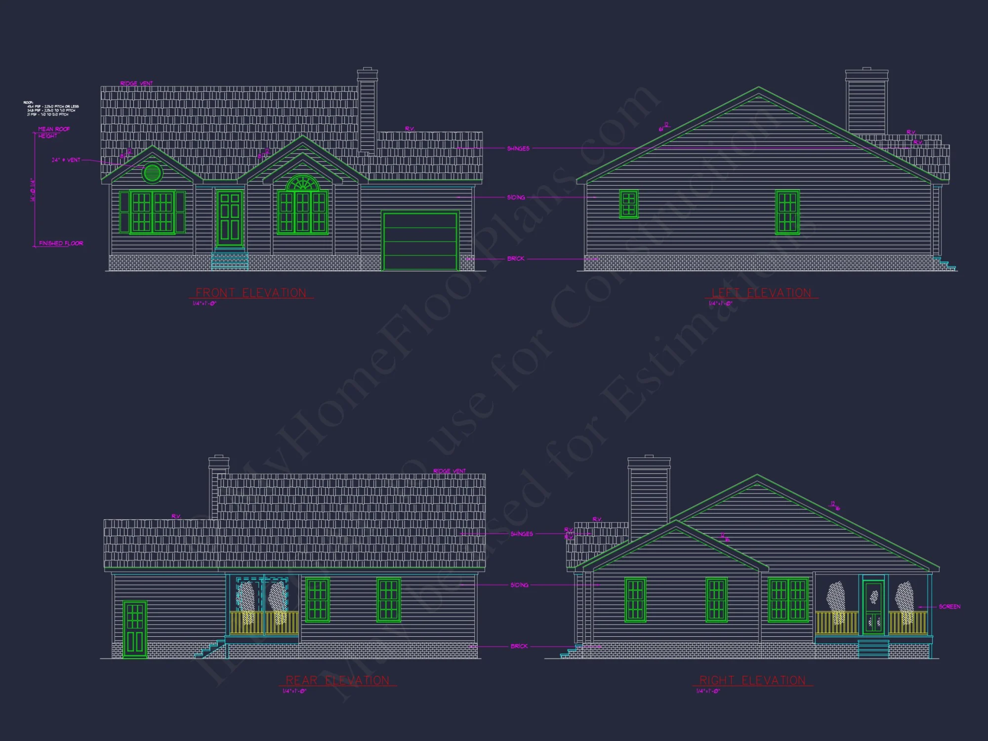 Charming 1-Story house Plan with 3 Bedrooms and 1-Car Garage