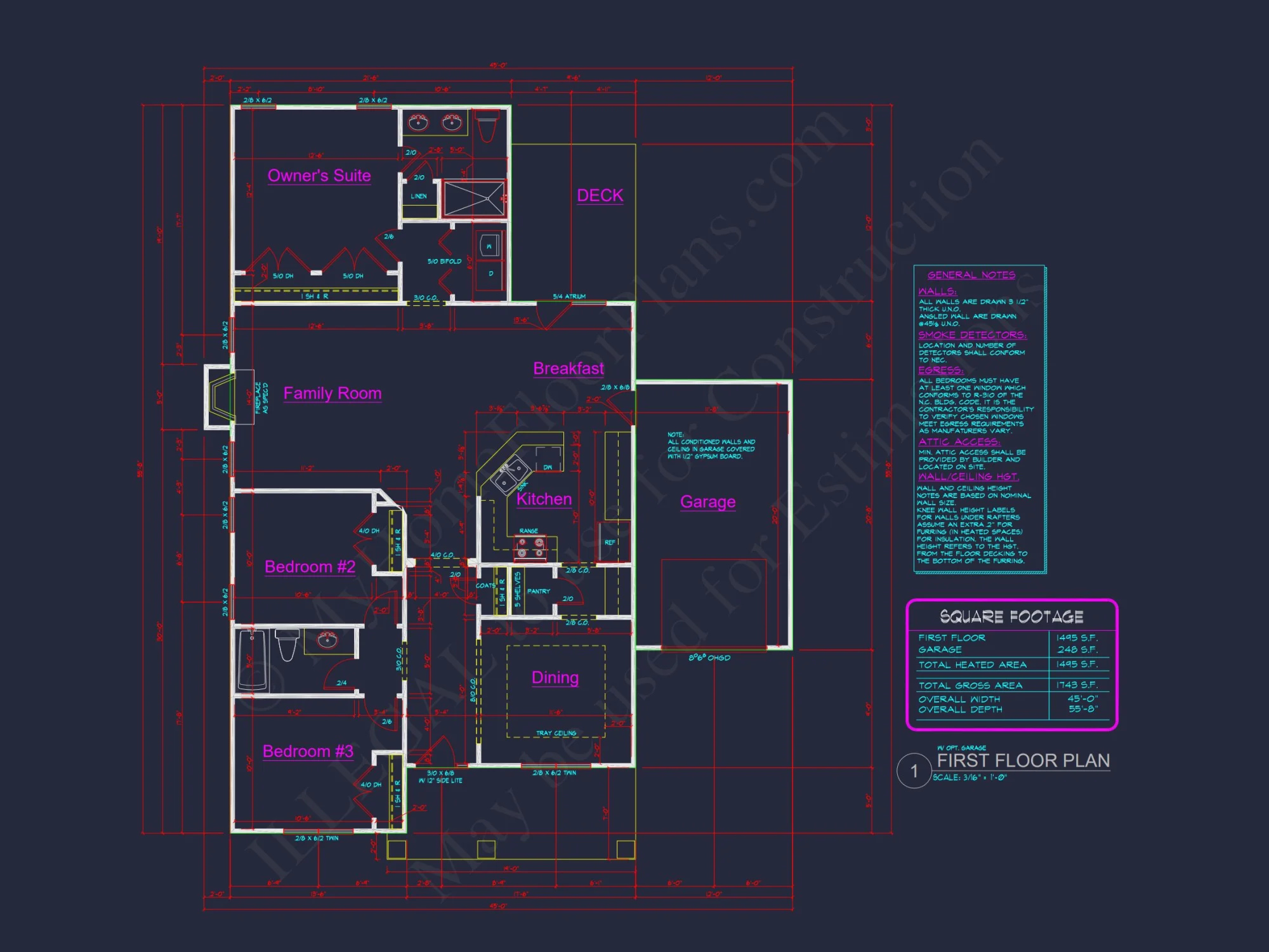 house floor plan blueprint: CAD architecture designs