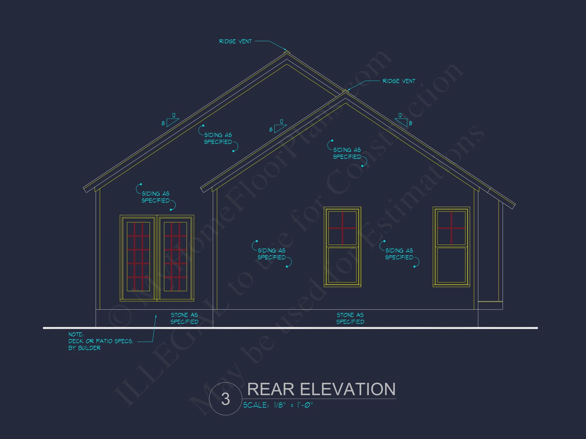 house floor plan blueprint: CAD architecture designs