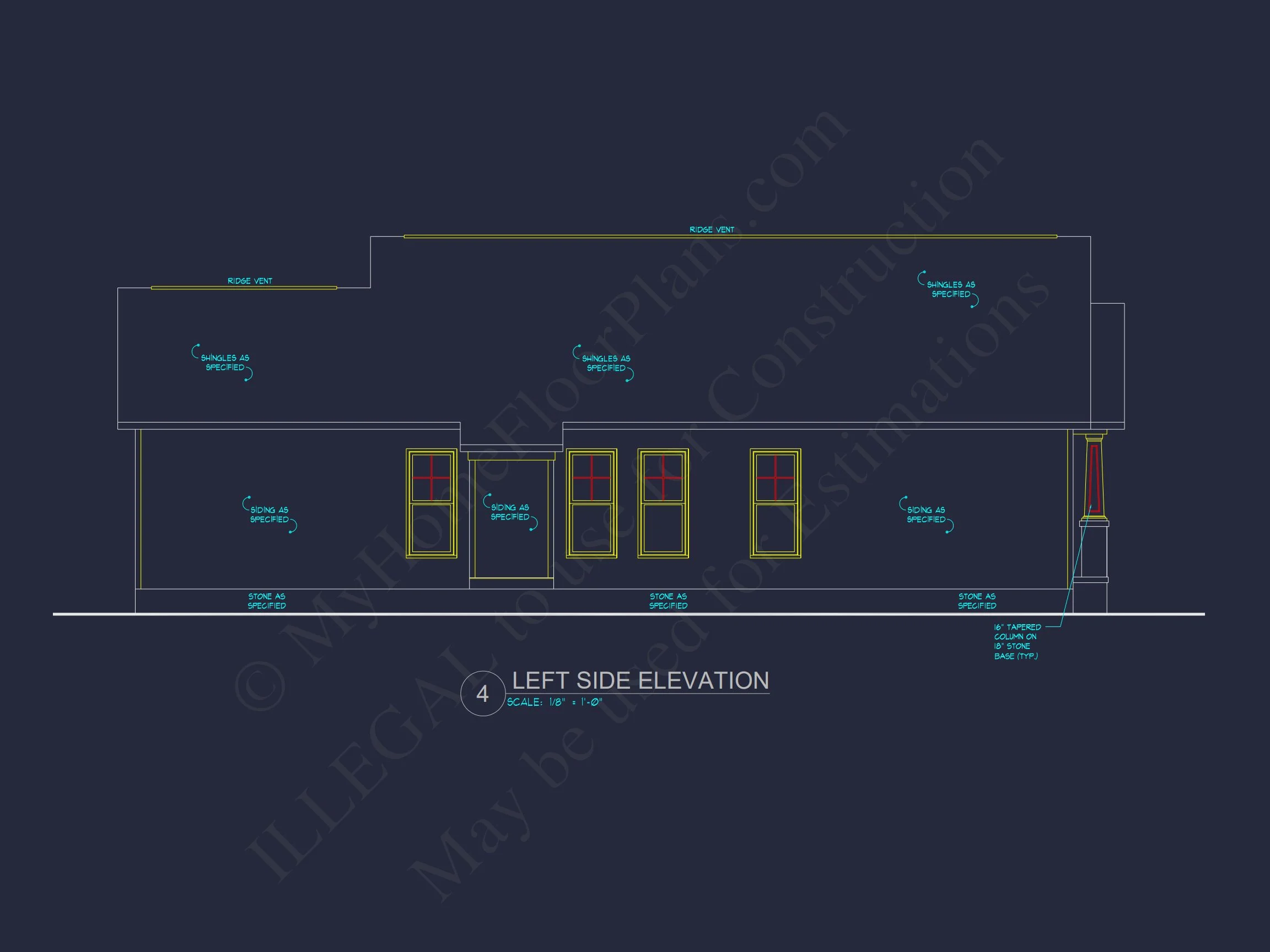 house floor plan blueprint: CAD architecture designs