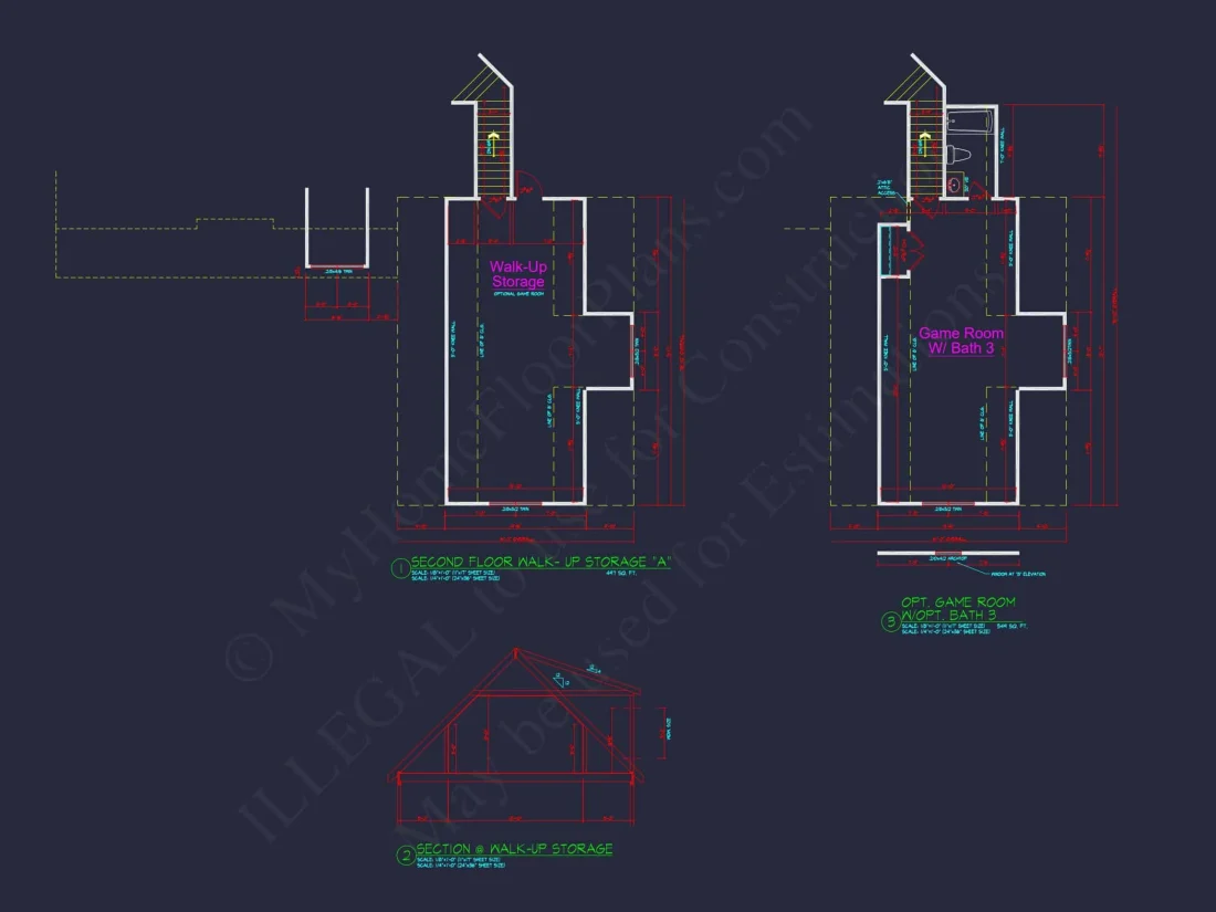 Craftsman house plan floor plan blueprint CAD designs