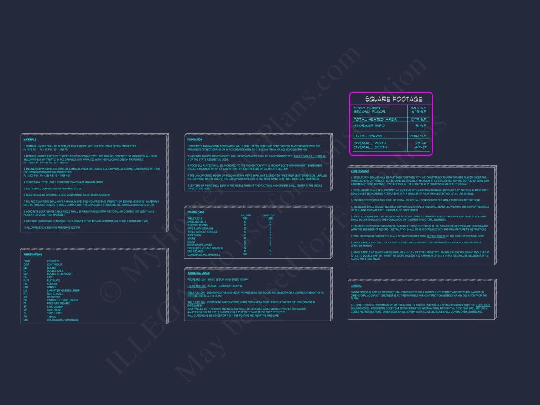 Modern 2-Story house Plan with Open Floor Plan - 3 Beds, 2 Baths, & Garage