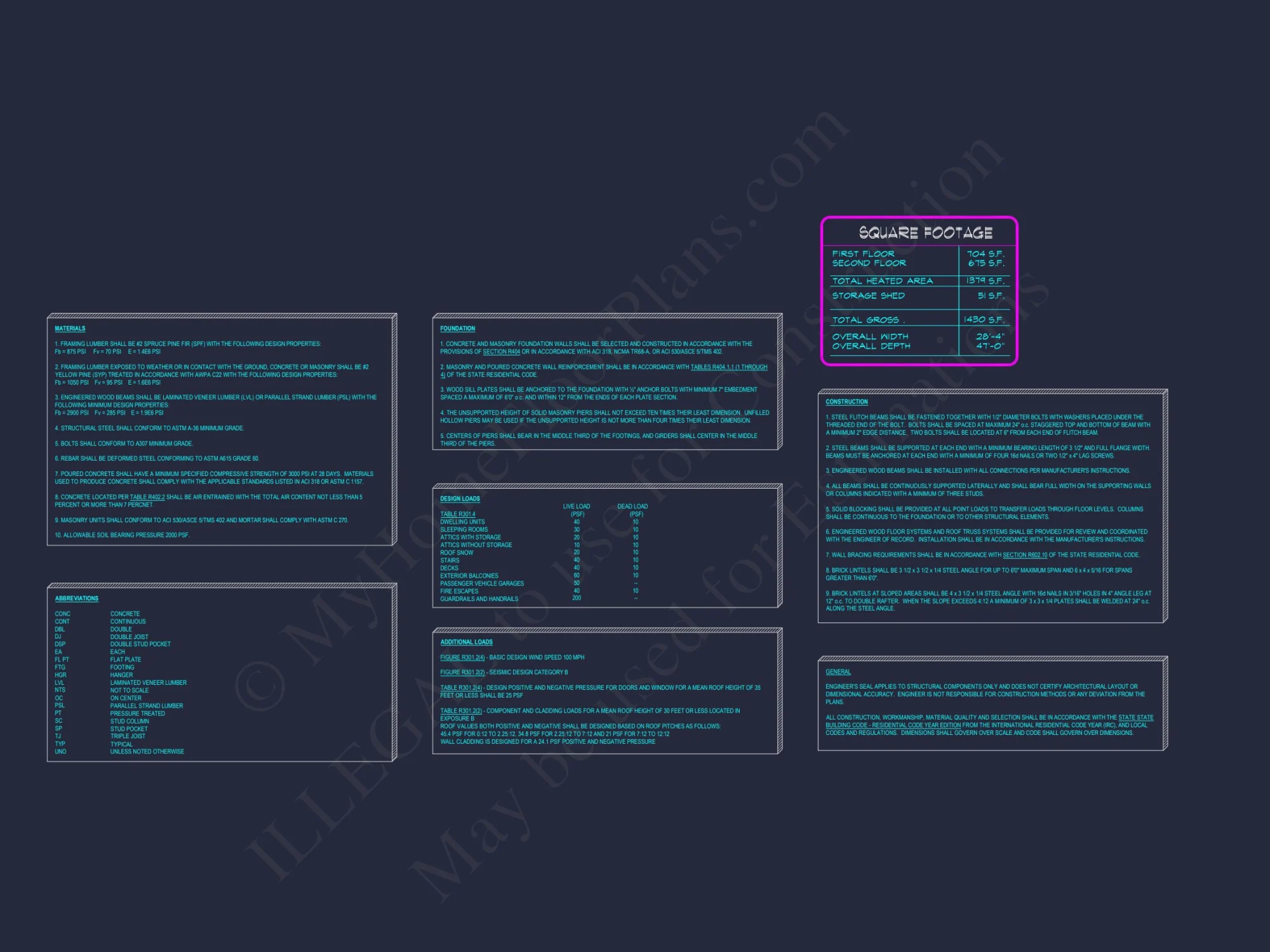 Modern 2-Story house Plan with Open Floor Plan - 3 Beds, 2 Baths, & Garage