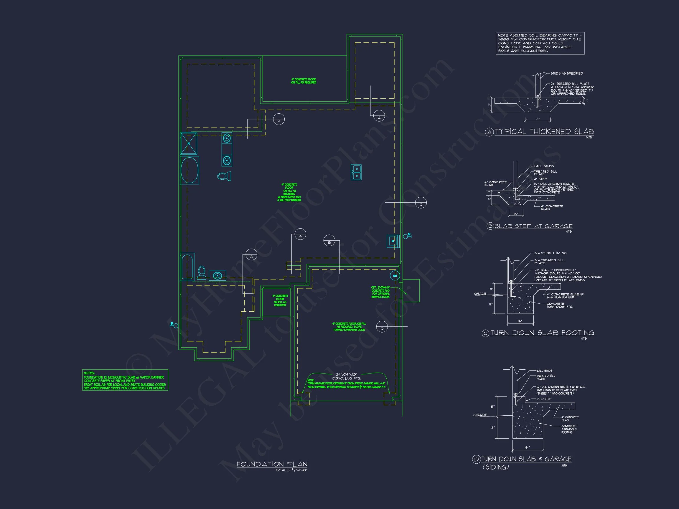 9-1285 HOUSE PLAN - Modern Craftsman House Plan with 2 Floors & 3 Bedrooms 8 Modern Craftsman house Plan with 2 Floors & 3 Bedrooms