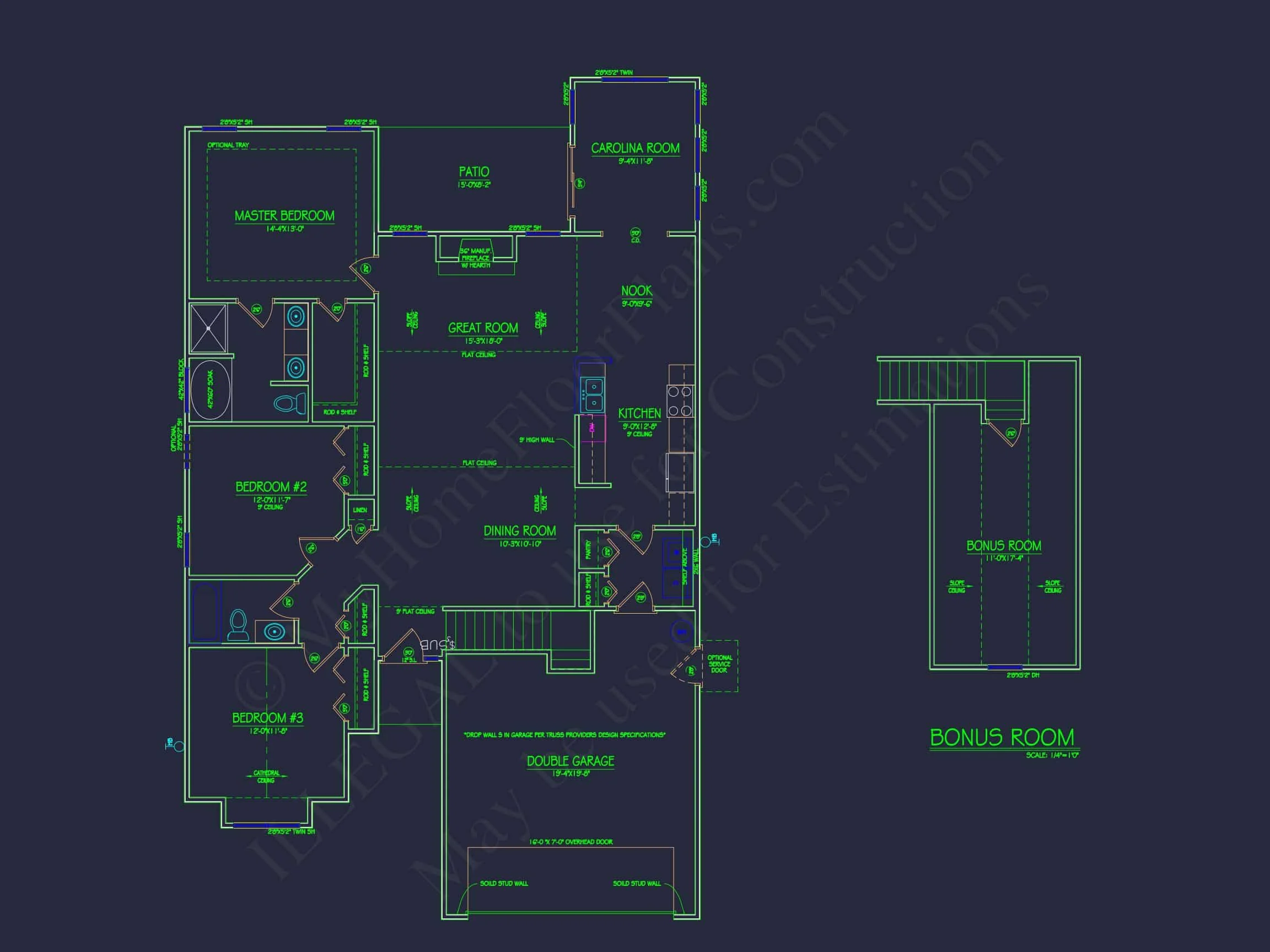 9-1285 HOUSE PLAN - Modern Craftsman House Plan with 2 Floors & 3 Bedrooms 5 Modern Craftsman house Plan with 2 Floors & 3 Bedrooms