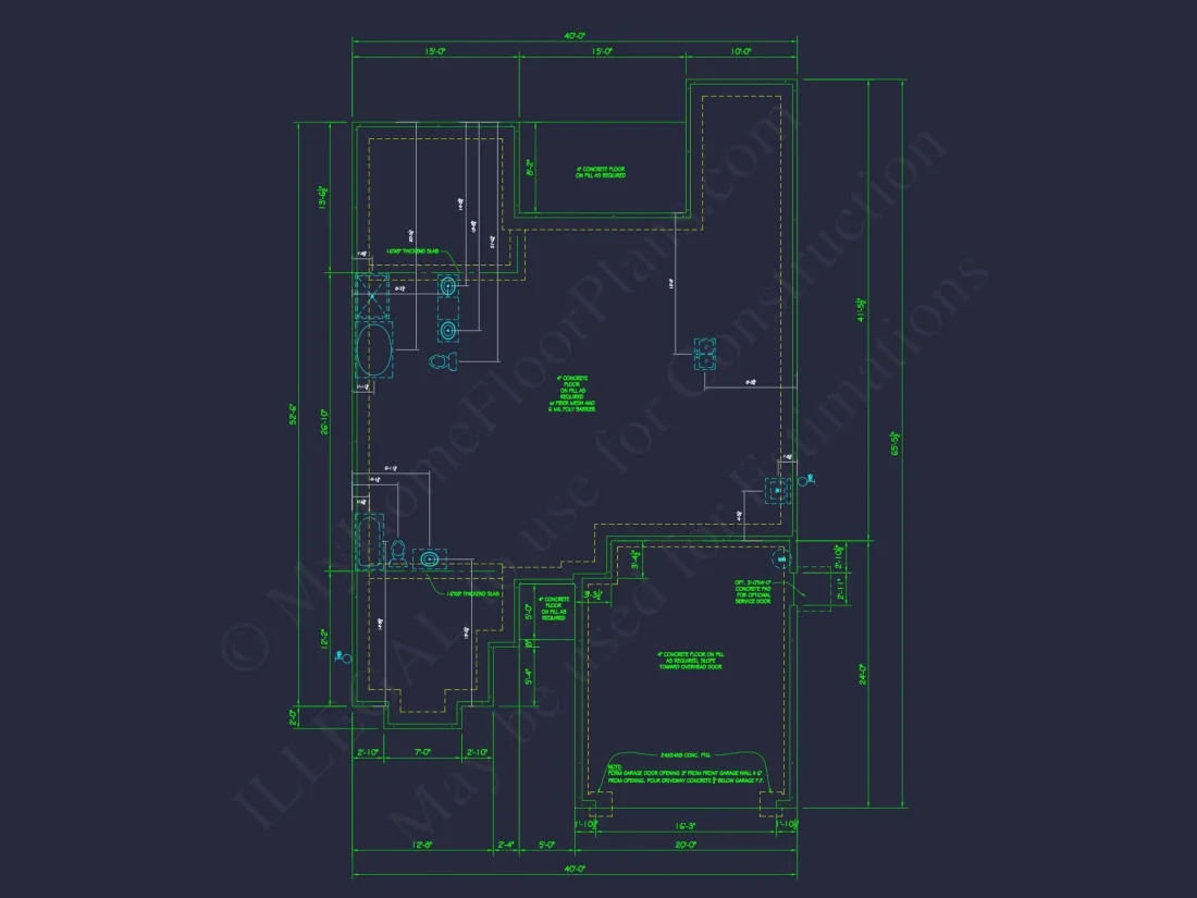 Modern Craftsman house Plan with 2 Floors & 3 Bedrooms