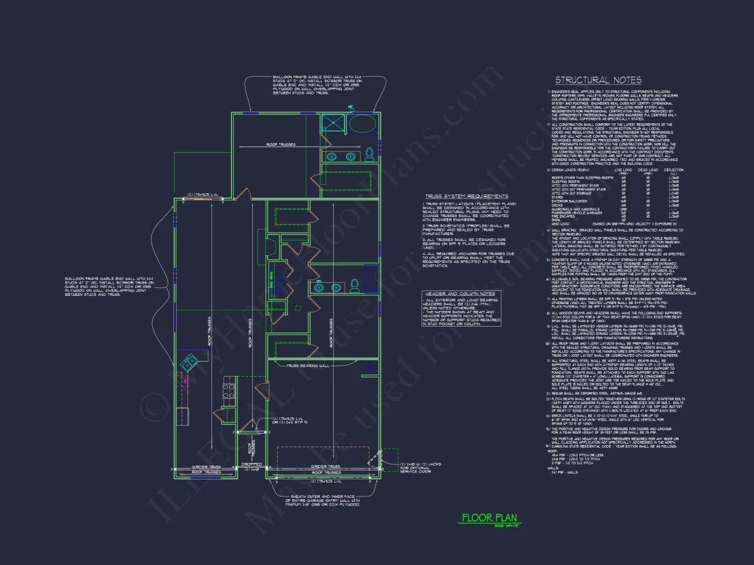 Craftsman house Plan with Open Floor CAD Designs and Features