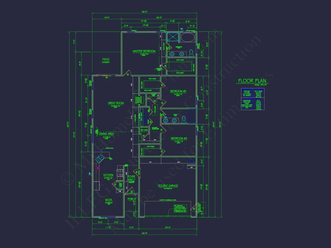 Craftsman house Plan with Open Floor CAD Designs and Features