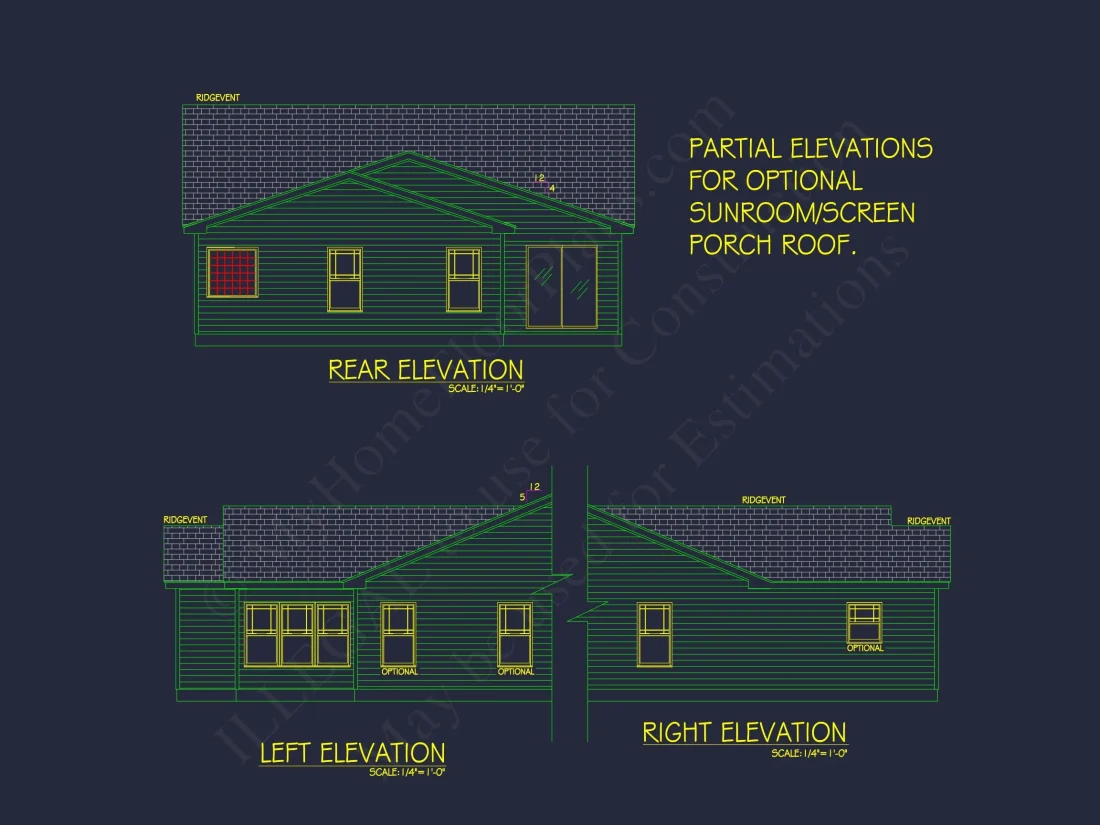 Craftsman house Plan with Open Floor CAD Designs and Features