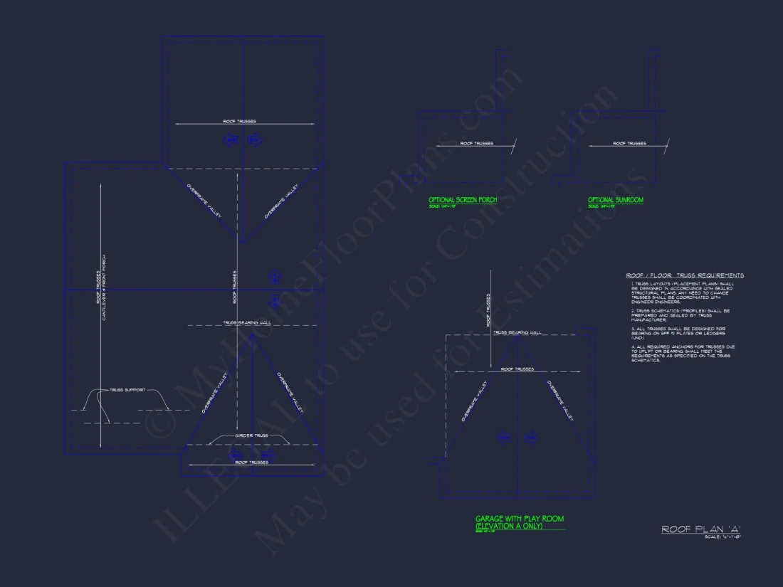 Craftsman house Plan with Open Floor Layout & CAD Designs