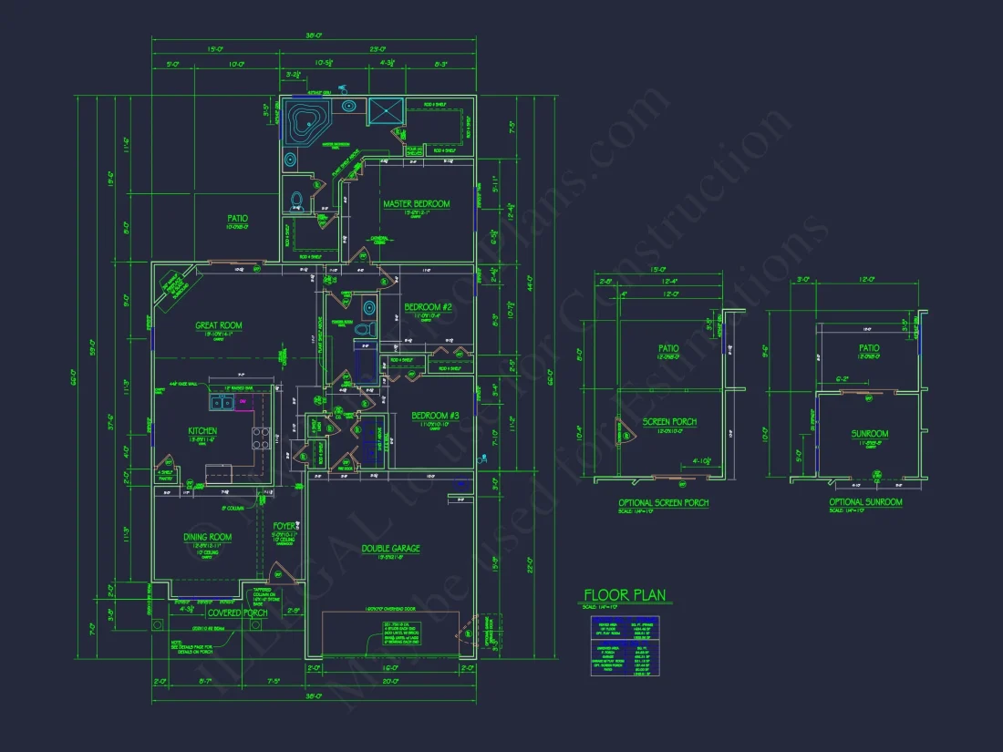 Craftsman house Plan with Open Floor Layout & CAD Designs
