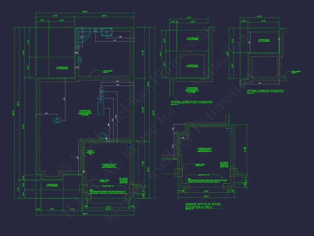Craftsman house Plan with Open Floor Layout & CAD Designs