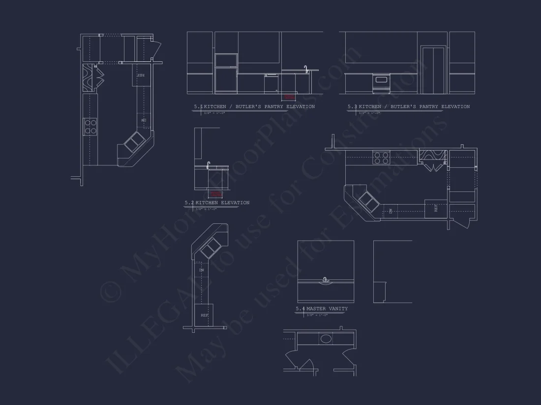 Craftsman house Floor Plan: 1, 943 Sq Ft with CAD Designs
