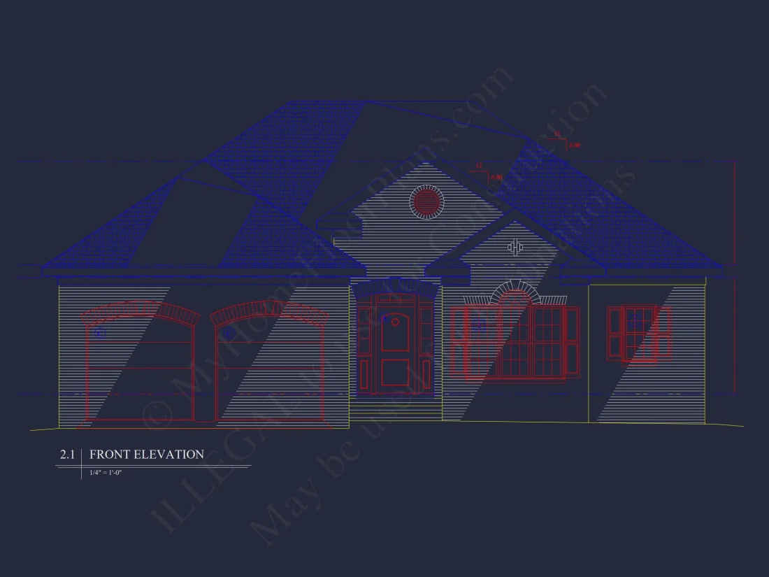Craftsman house Floor Plan: 1, 943 Sq Ft with CAD Designs