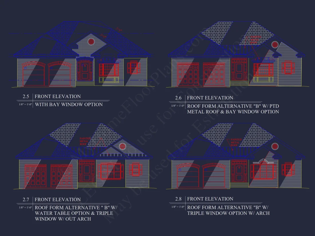 Craftsman house Floor Plan: 1, 943 Sq Ft with CAD Designs