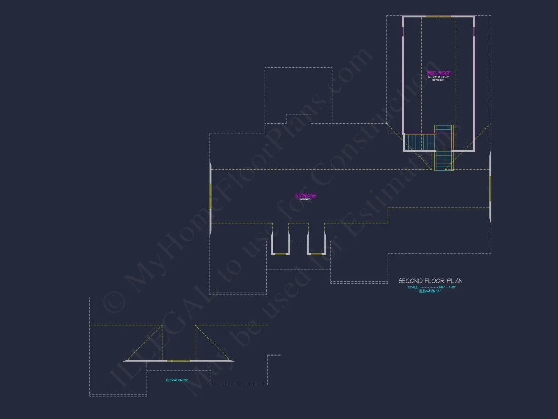 Stunning 2-Story house Plan with CAD Blueprint & Designs