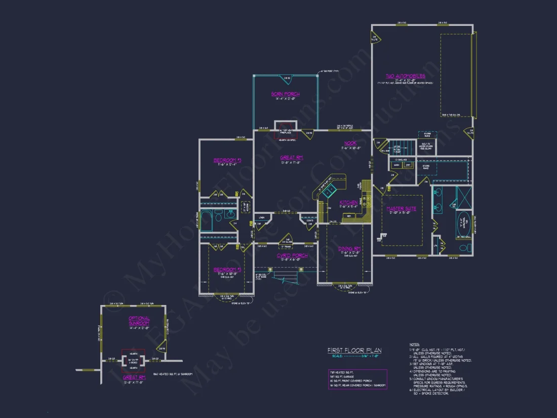 Stunning 2-Story house Plan with CAD Blueprint & Designs
