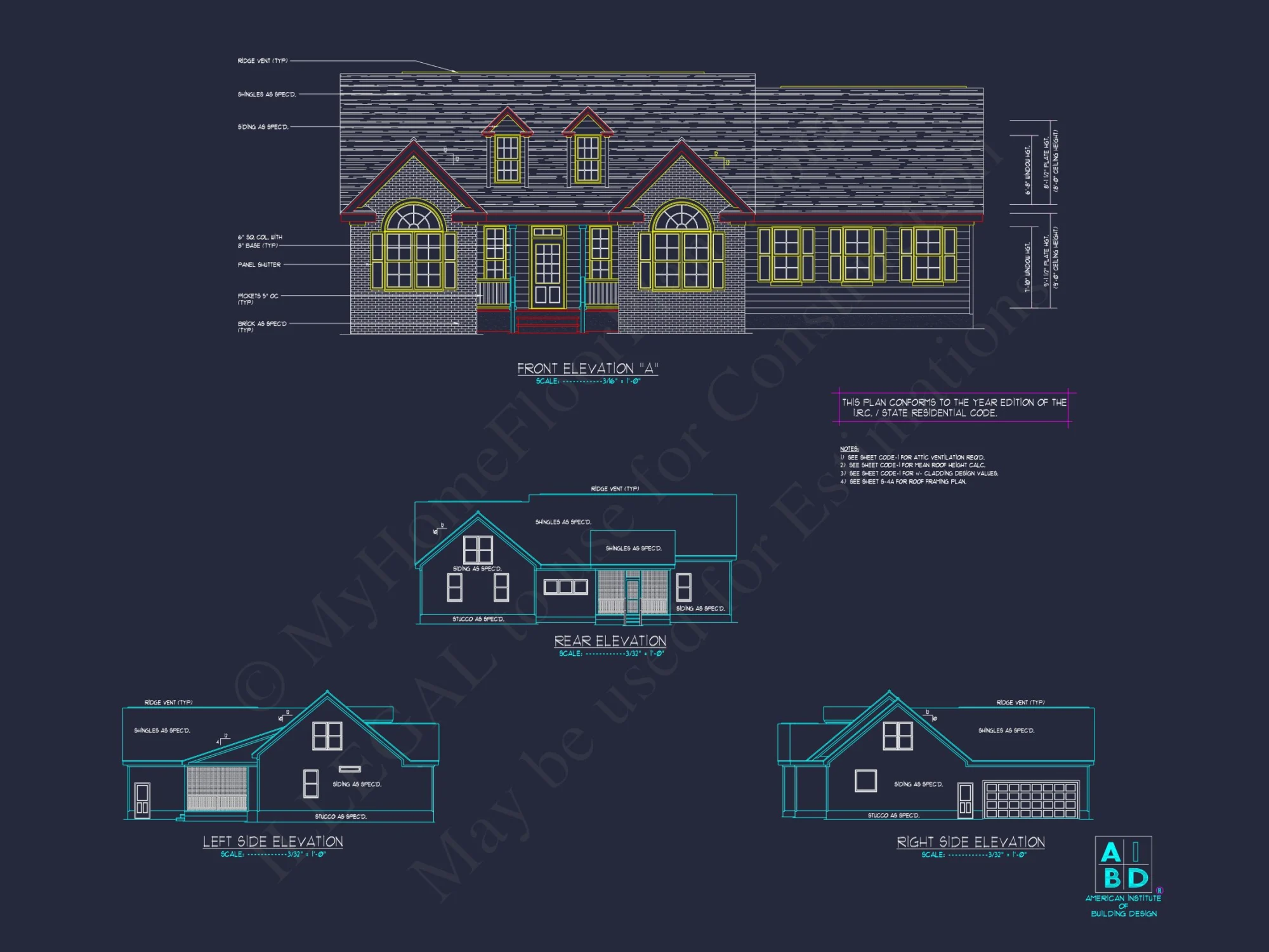 Stunning 2-Story house Plan with CAD Blueprint & Designs