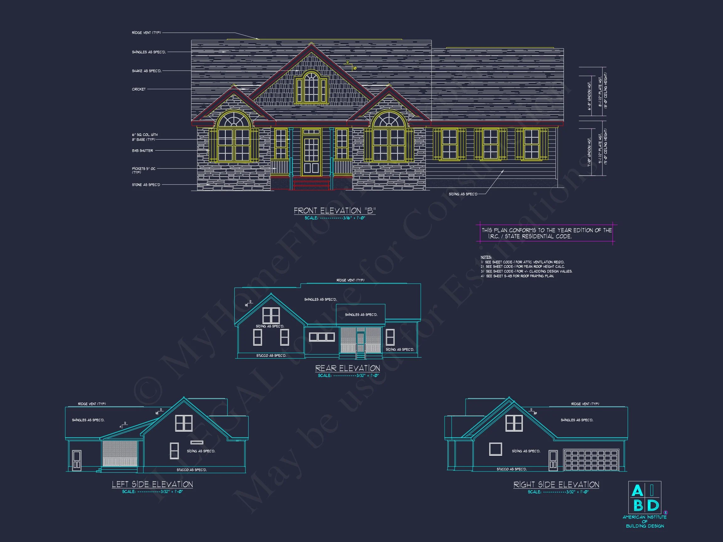8-1967 HOUSE PLAN - Stunning 2-Story House Plan with CAD Blueprint & Designs 4 Stunning 2-Story house Plan with CAD Blueprint & Designs