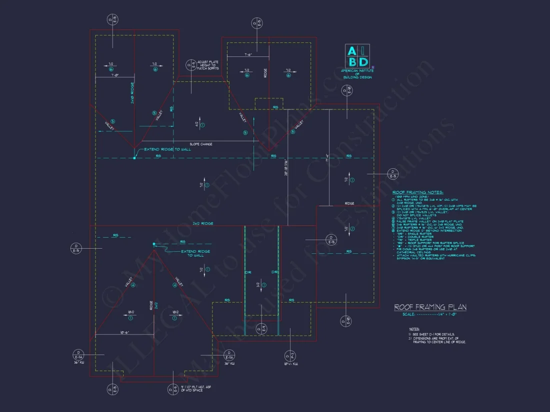 Modern Craftsman house Plan with 2 Floors & 3 Bedrooms
