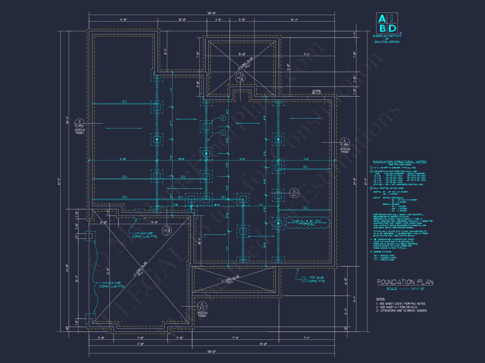 Modern Craftsman house Plan with 2 Floors & 3 Bedrooms