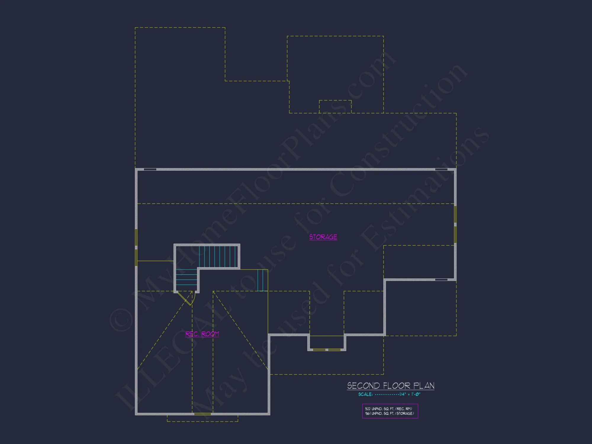 Modern Craftsman house Plan with 2 Floors & 3 Bedrooms
