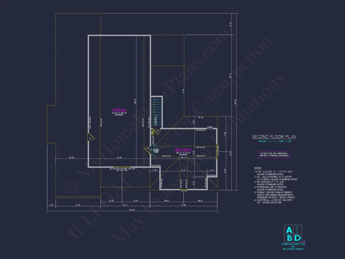 Beautiful house Plan with 2-Story CAD Designs & 3 Bedrooms