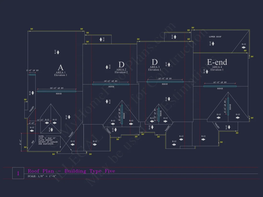 Stylish 2-Bedroom Townhome Blueprint - 2-Story CAD Design