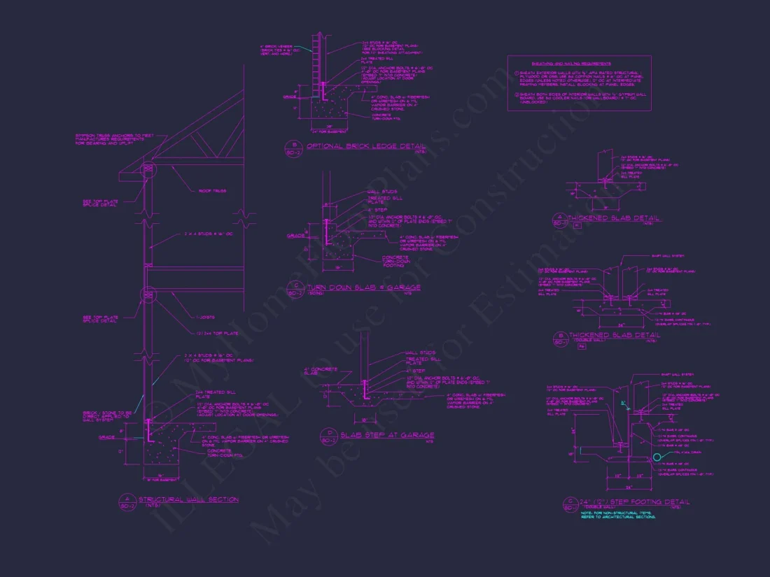 6-Unit Townhome Floor Plan: Detailed CAD Blueprint for Stunning Architecture Designs