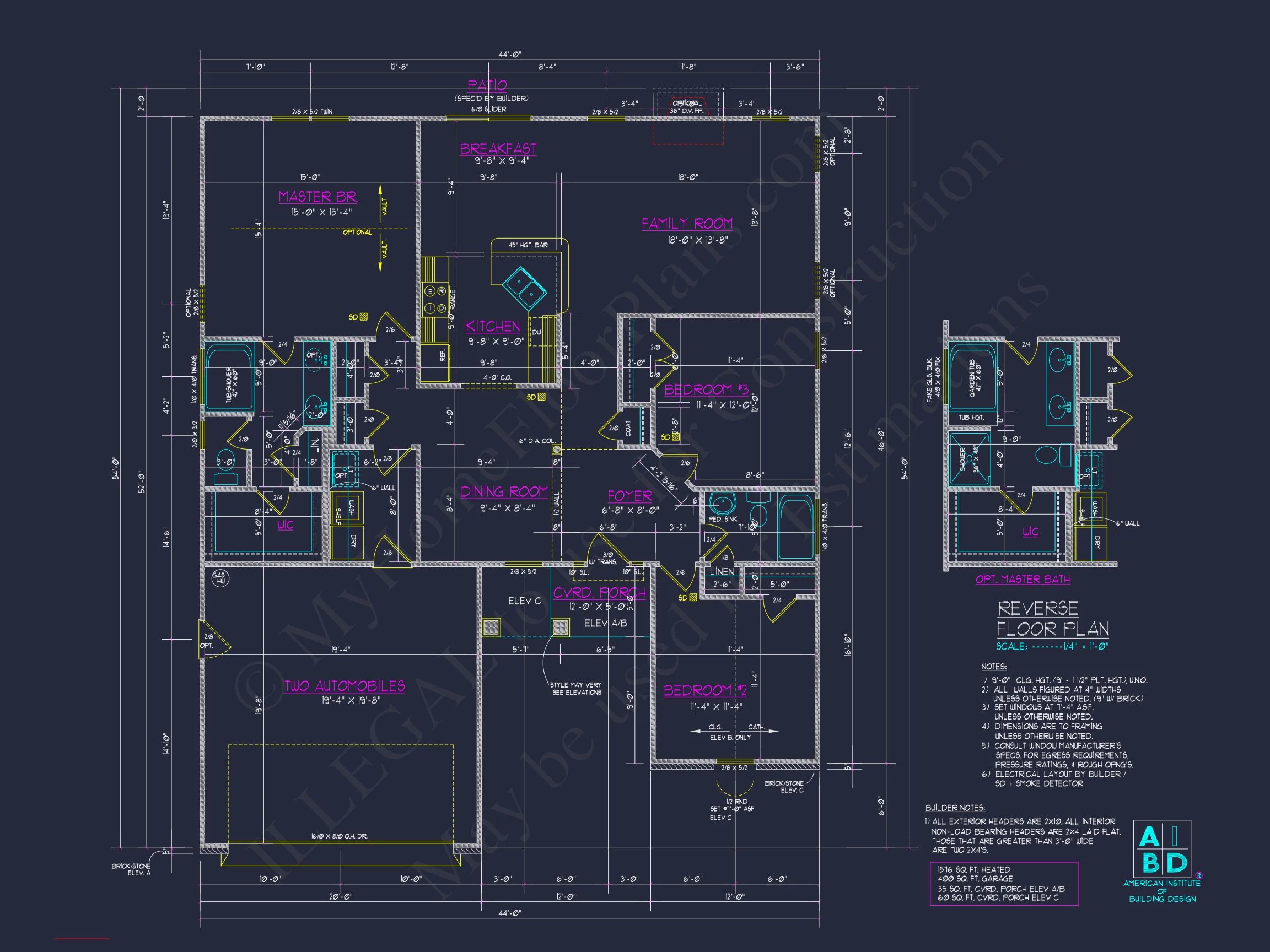 Modern Ranch house Plan with Spacious Layout and 3 Bedrooms