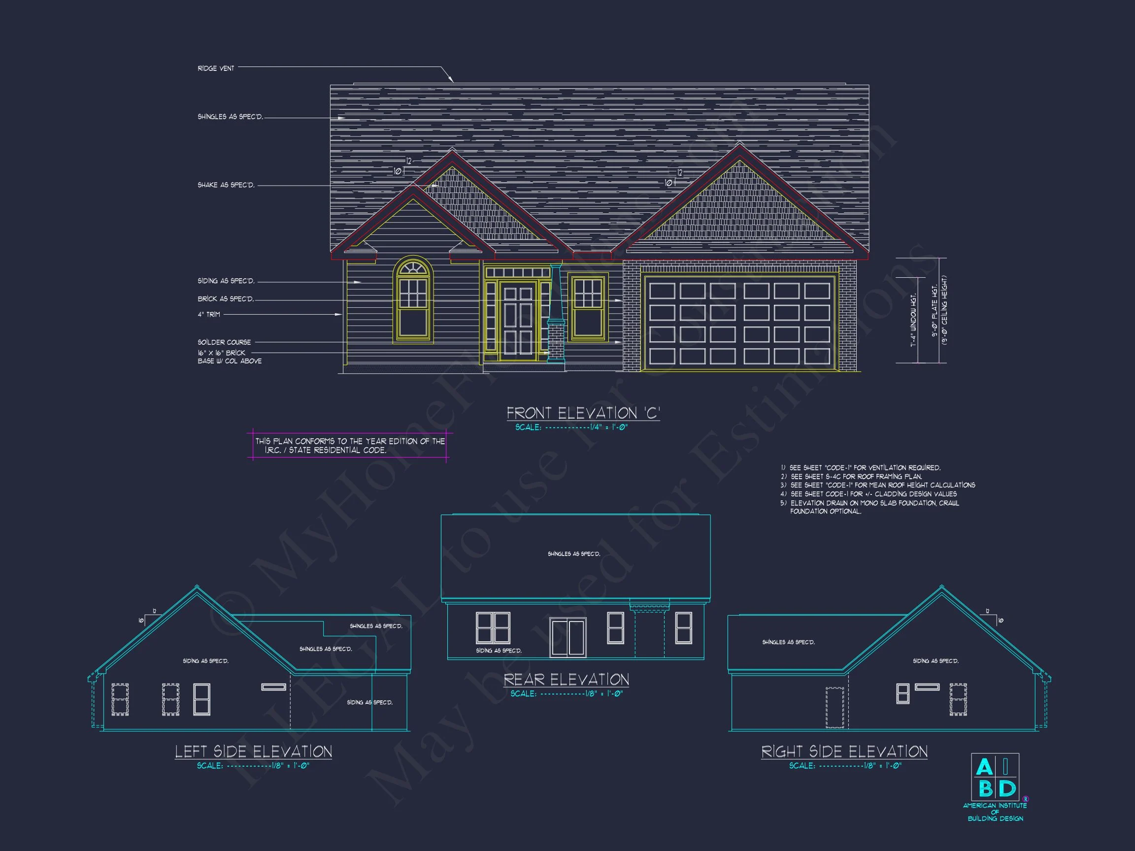 Modern Ranch house Plan with Spacious Layout and 3 Bedrooms
