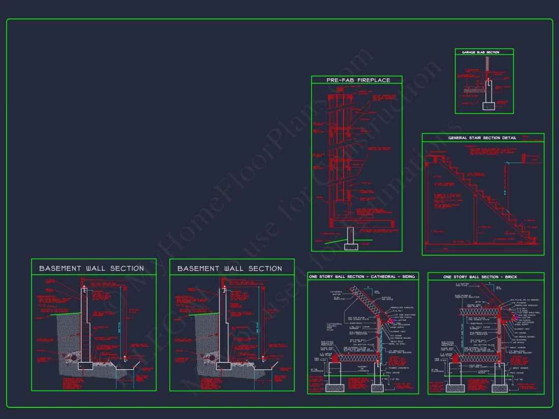 Luxury 2-Story house Plan with 3309 Sq. Ft. and CAD Blueprint