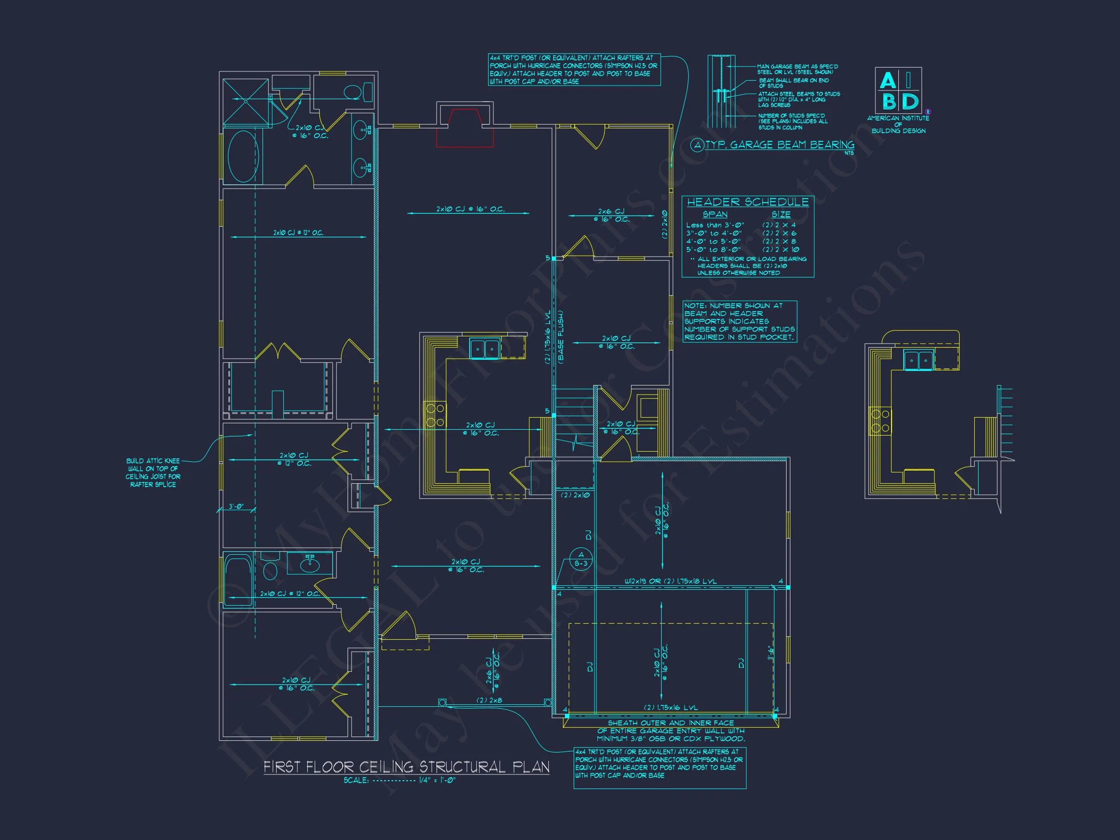 8-1760 HOUSE PLAN - Beautiful 2-Story House Plan with 3 Bedrooms & CAD Designs 9 Beautiful 2-Story house Plan with 3 Bedrooms & CAD Designs