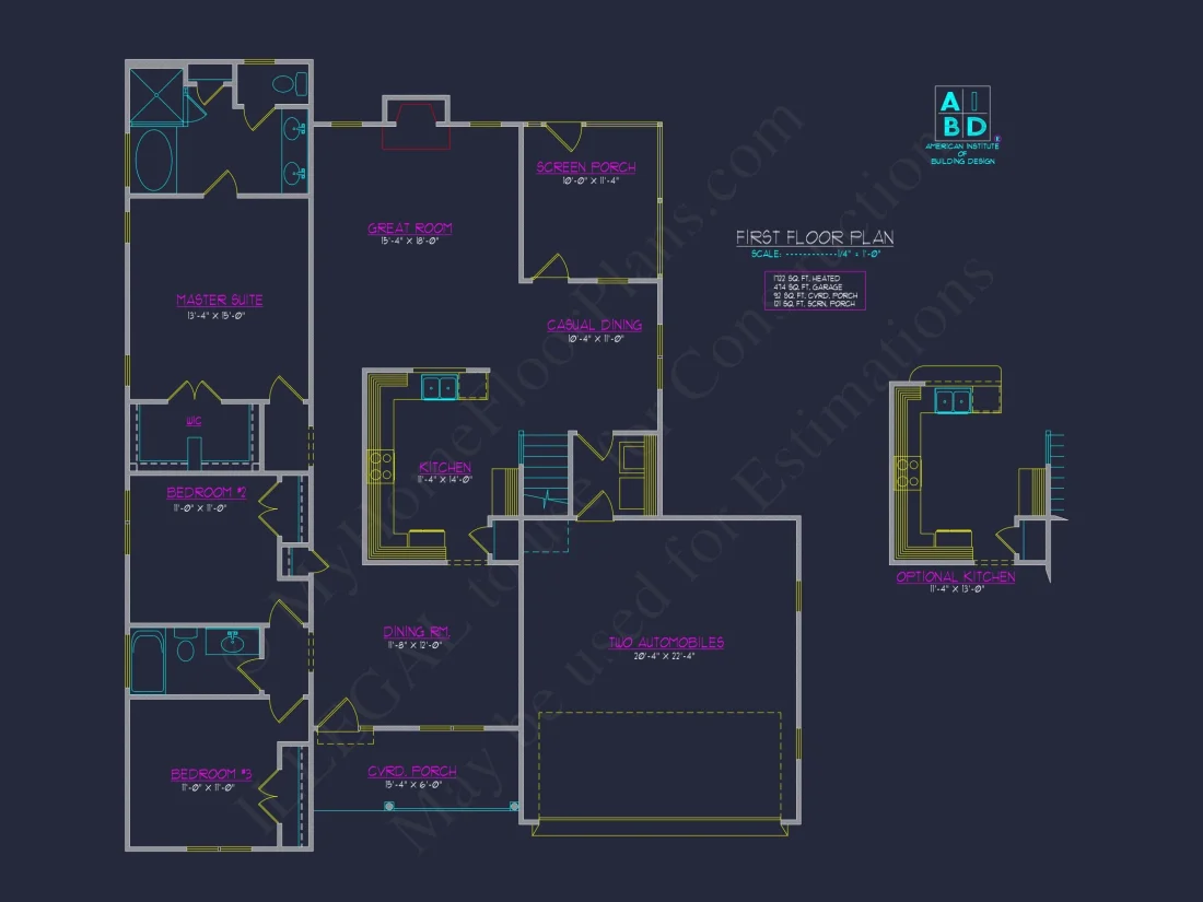 Beautiful 2-Story house Plan with 3 Bedrooms & CAD Designs