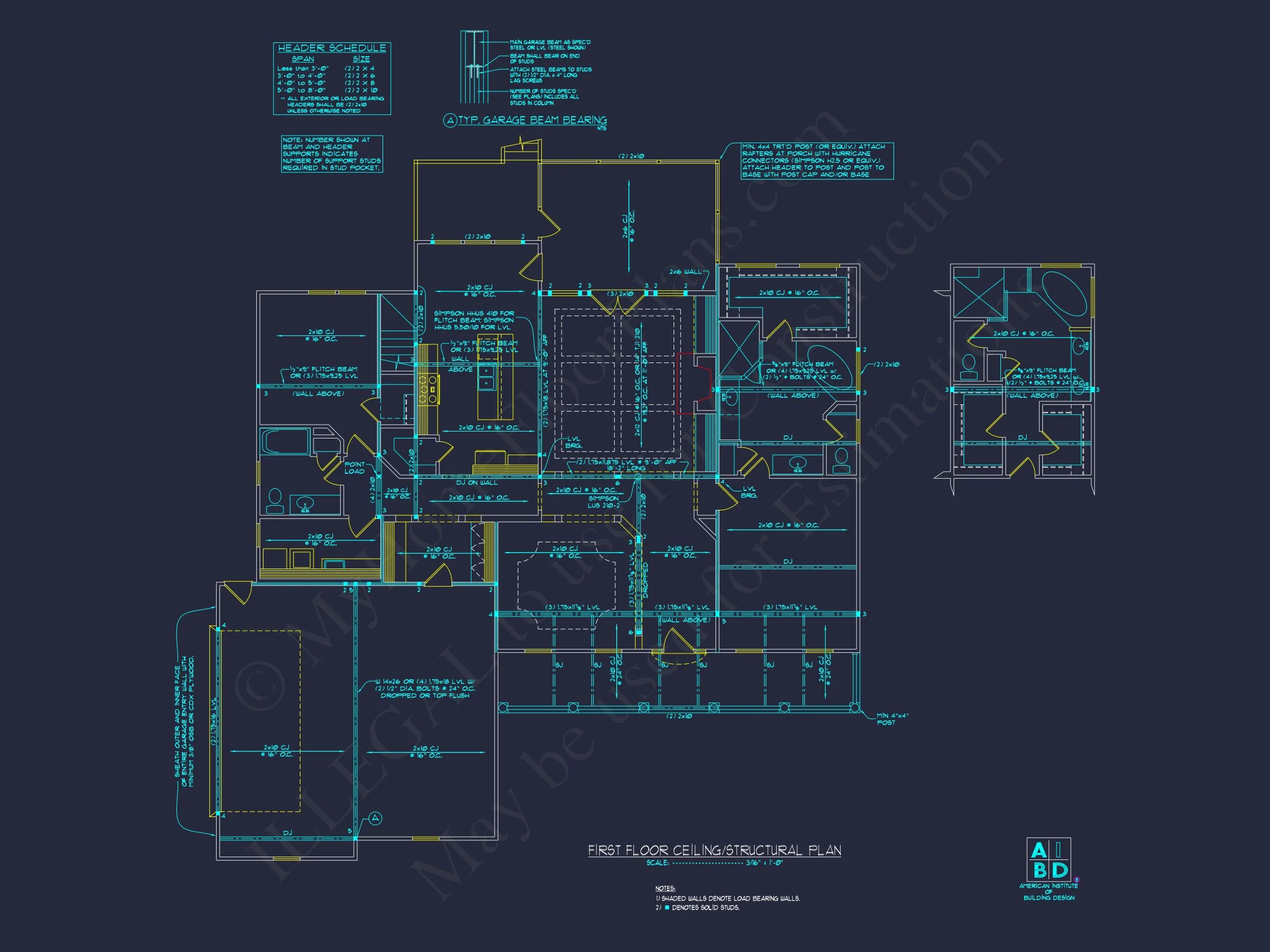Traditional Craftsman house Plan with Spacious Floor Designs