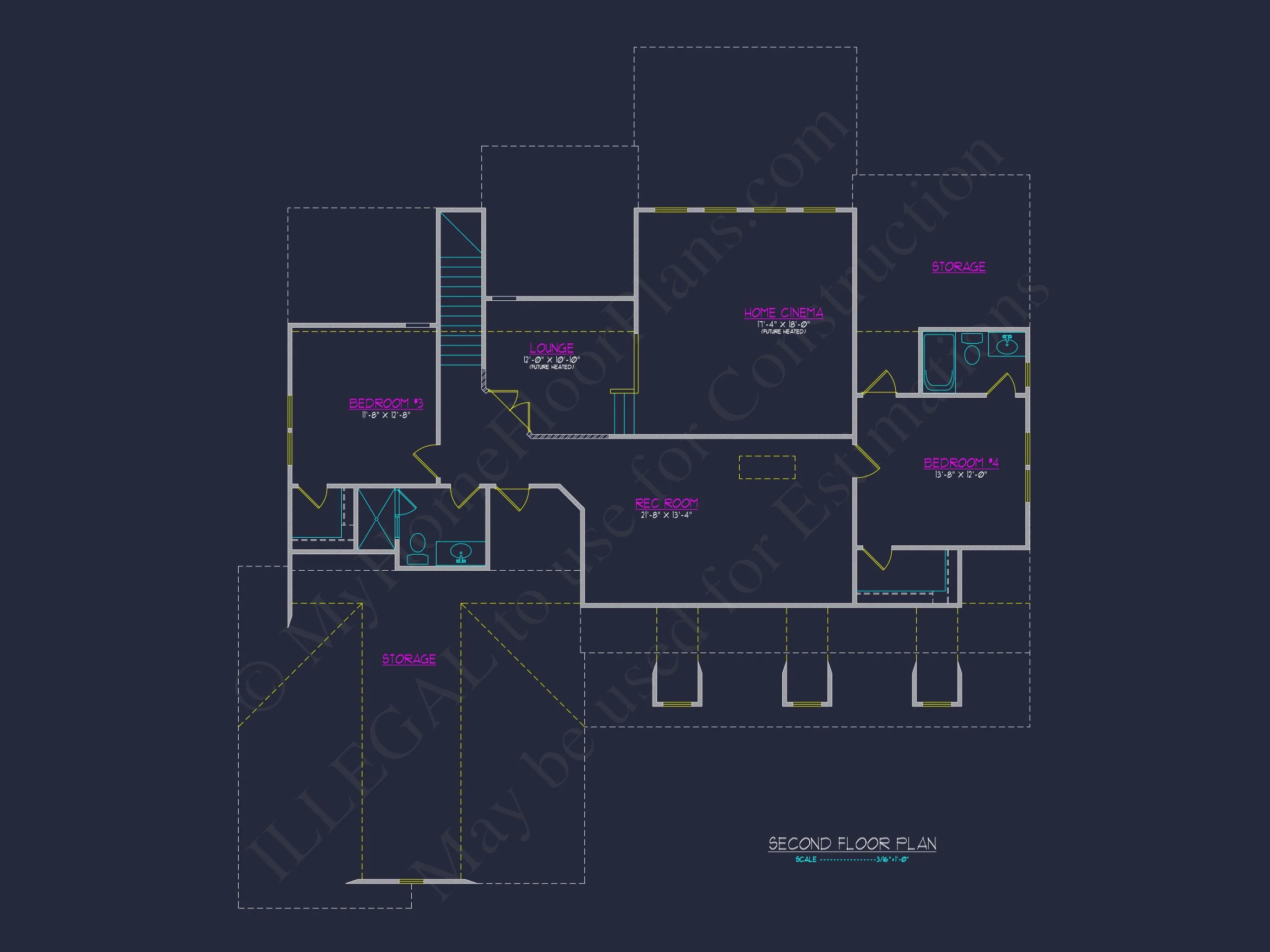 Traditional Craftsman house Plan with Spacious Floor Designs