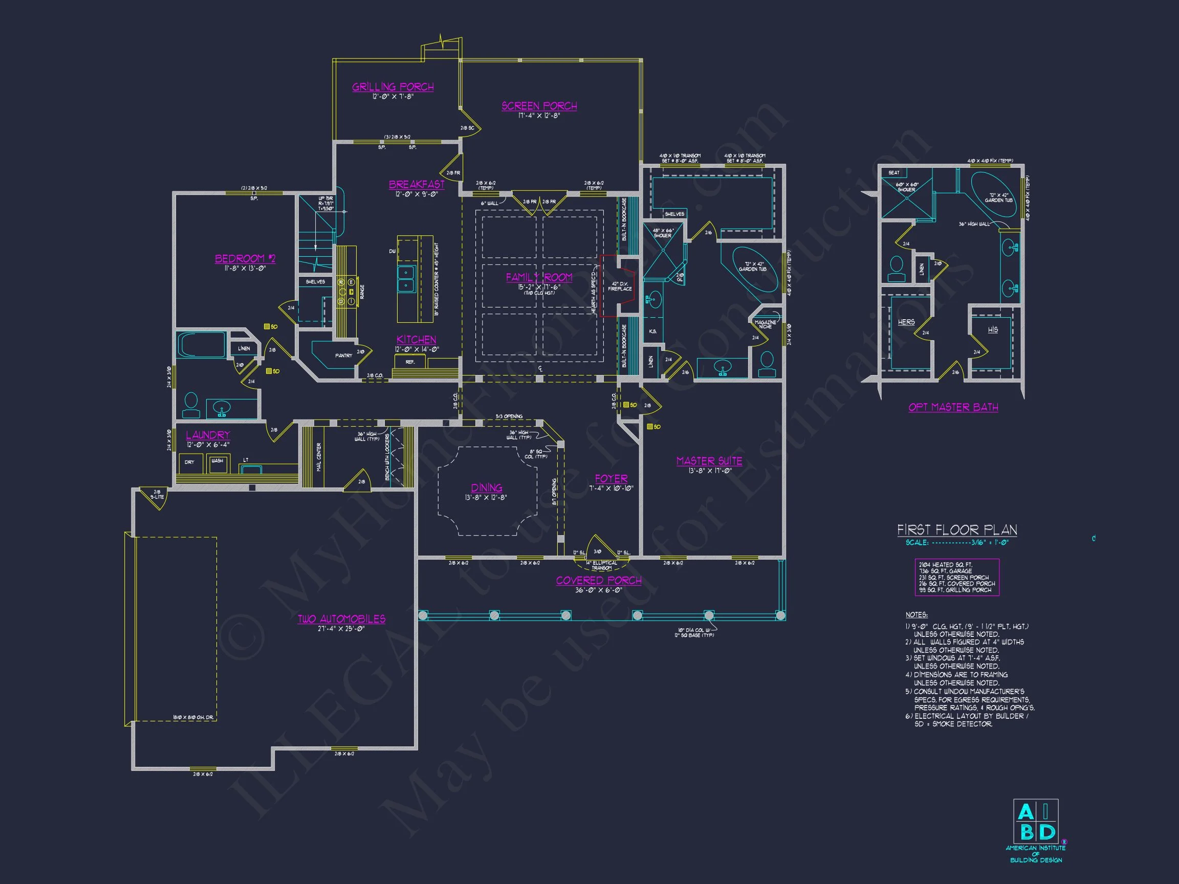 Traditional Craftsman house Plan with Spacious Floor Designs