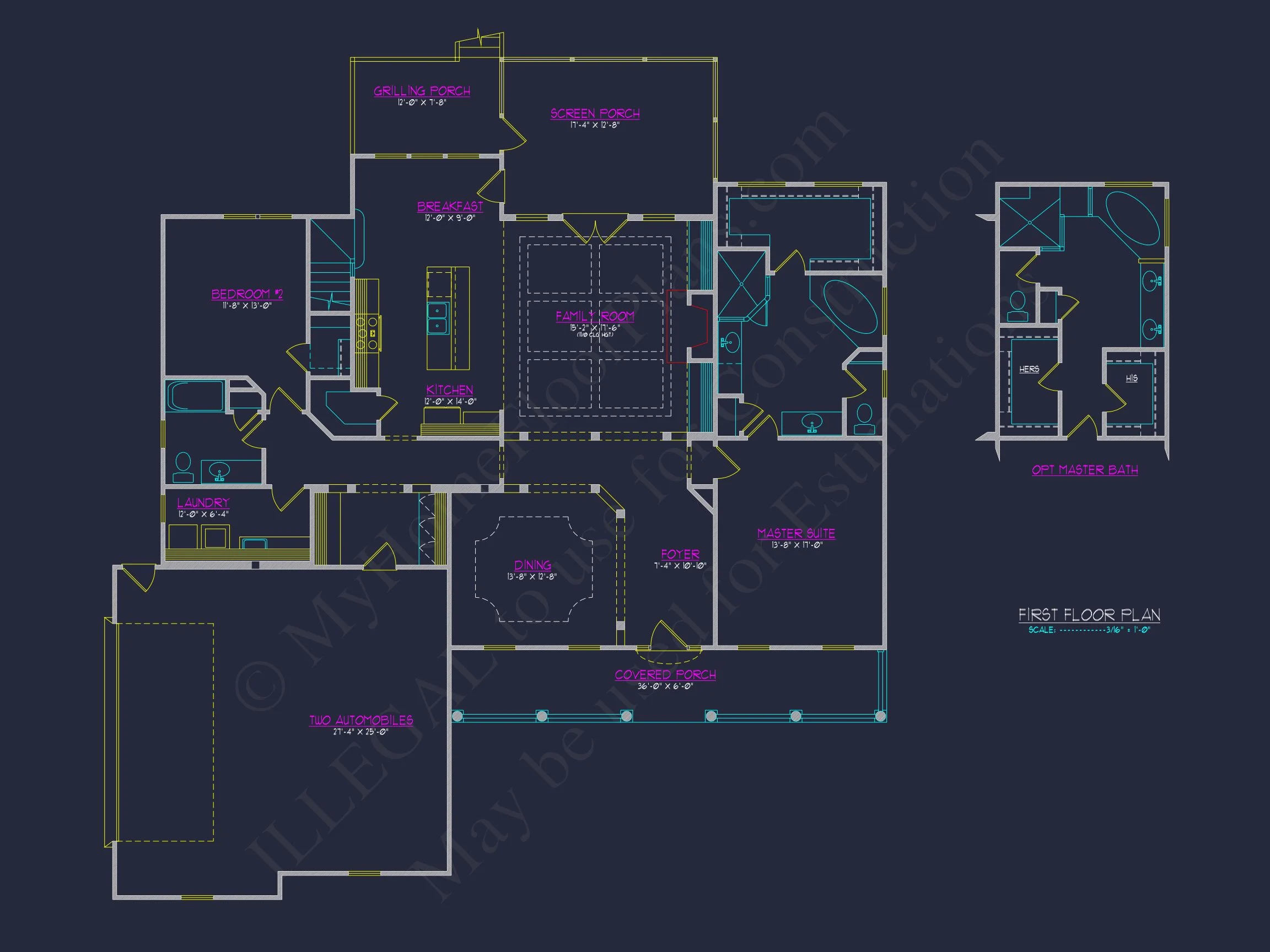 Traditional Craftsman house Plan with Spacious Floor Designs