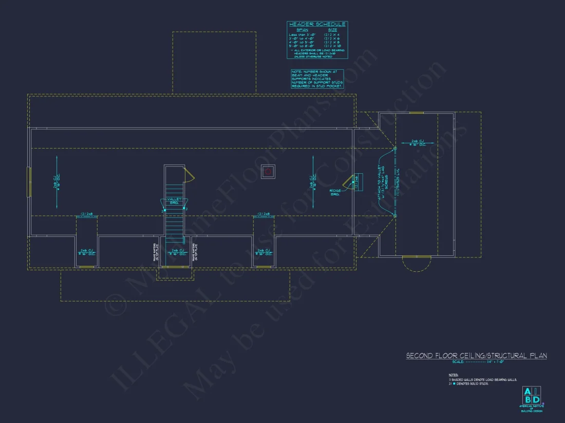 Spacious 2-Story house Plan with CAD Designs & Blueprints