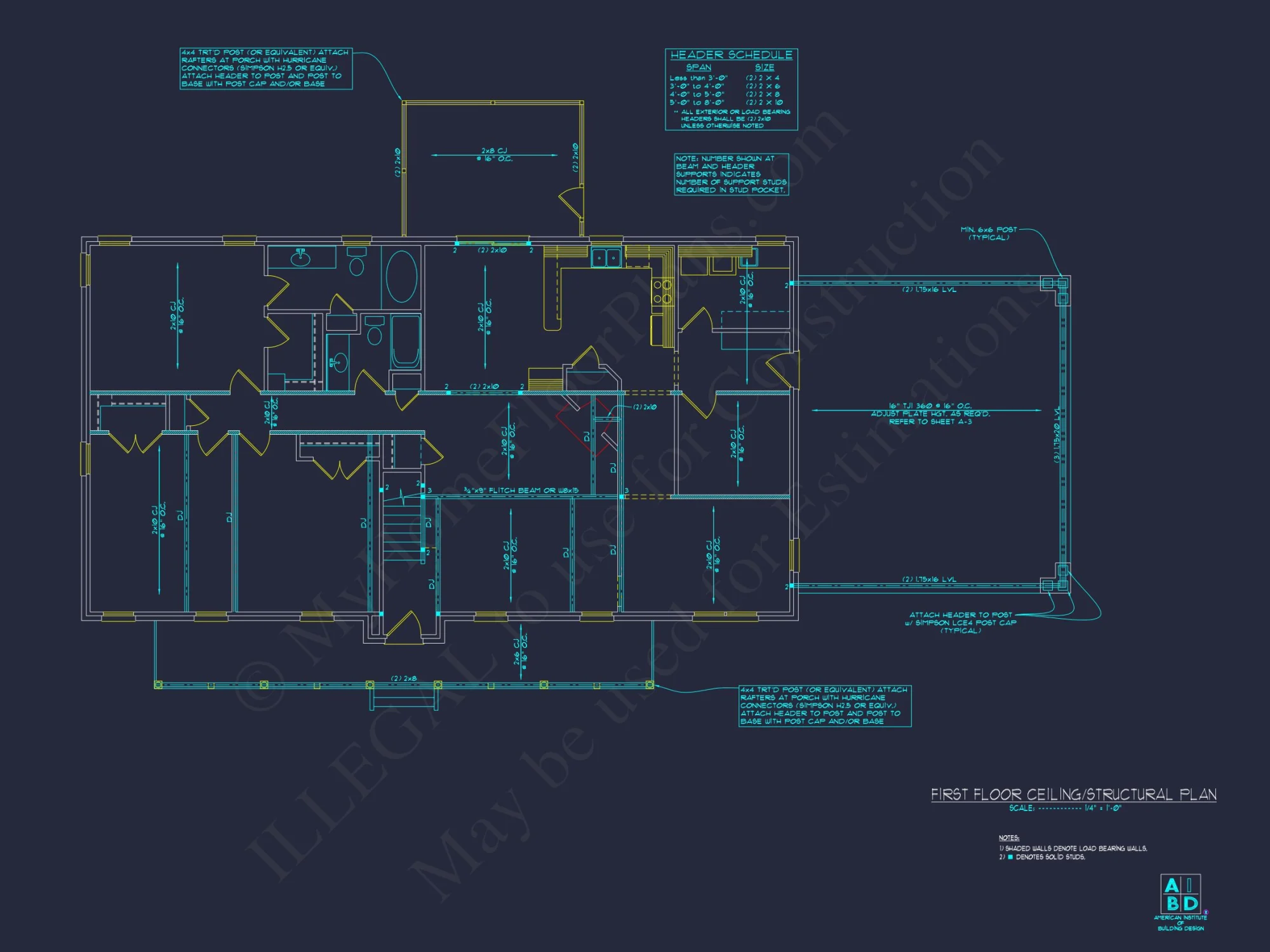 Spacious 2-Story house Plan with CAD Designs & Blueprints