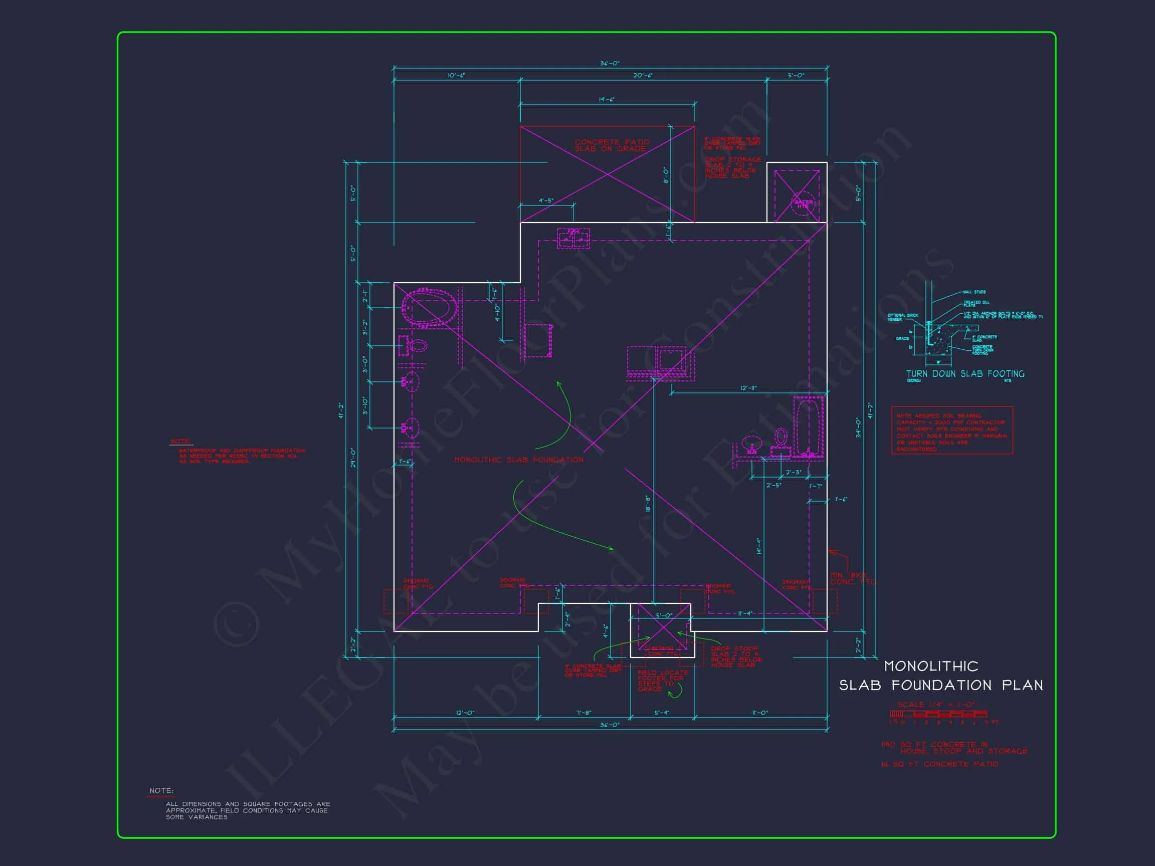 8-1425 HOUSE PLAN - 3 Bedroom House Floor Plan with Walk-In Closet and Patio 10 3 Bedroom house Floor Plan with Walk-In Closet and Patio