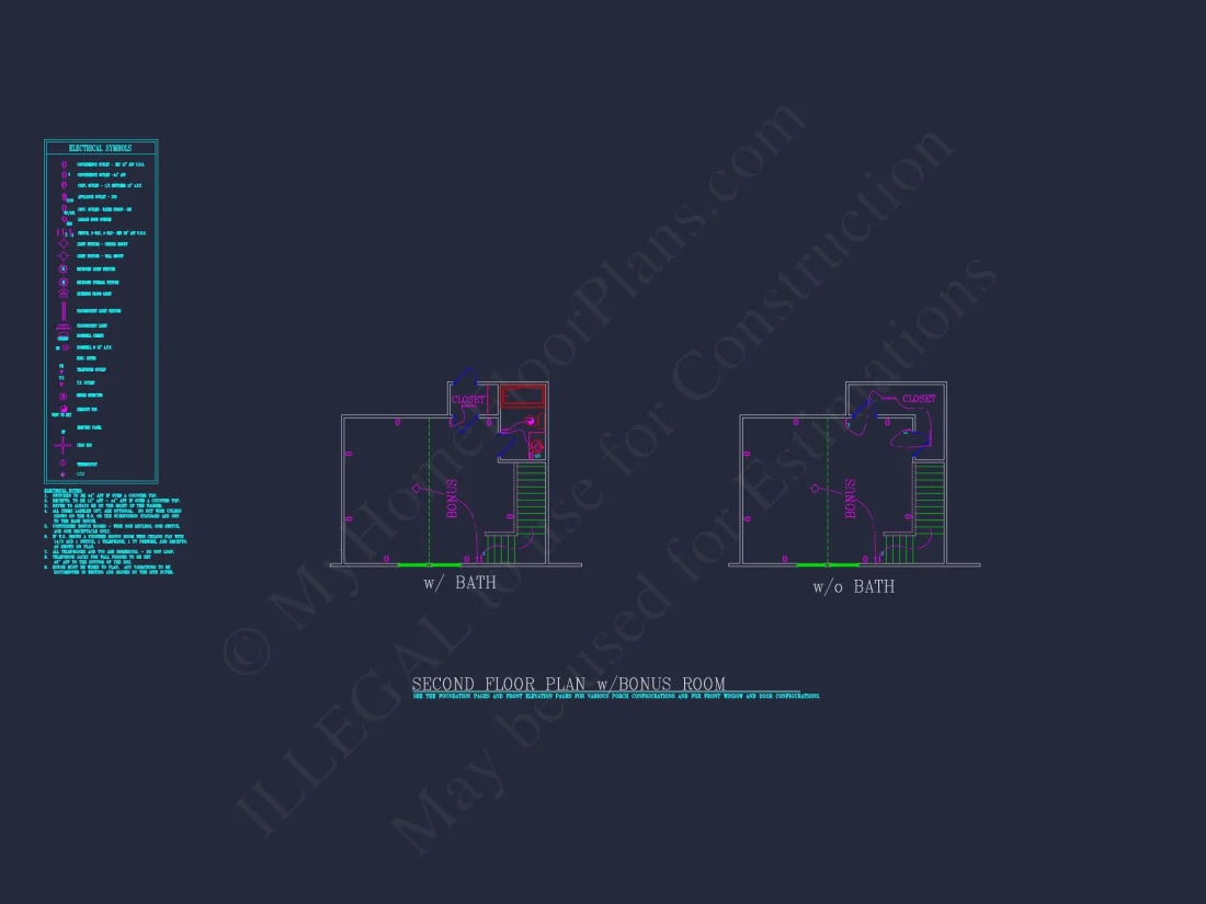 Elegant house Plan with Detailed Blueprint and Modern CAD Designs