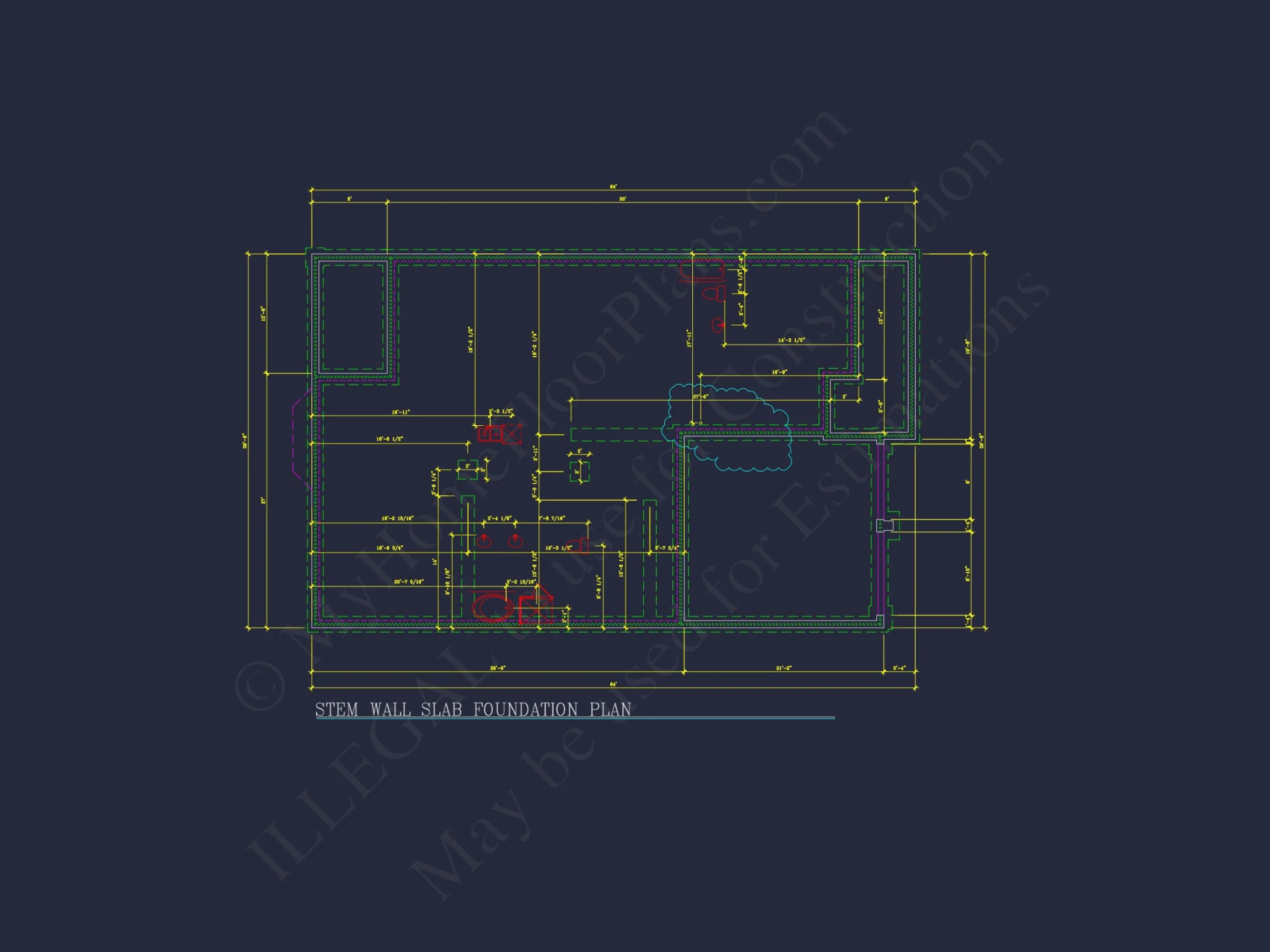 Elegant house Plan with Detailed Blueprint and Modern CAD Designs